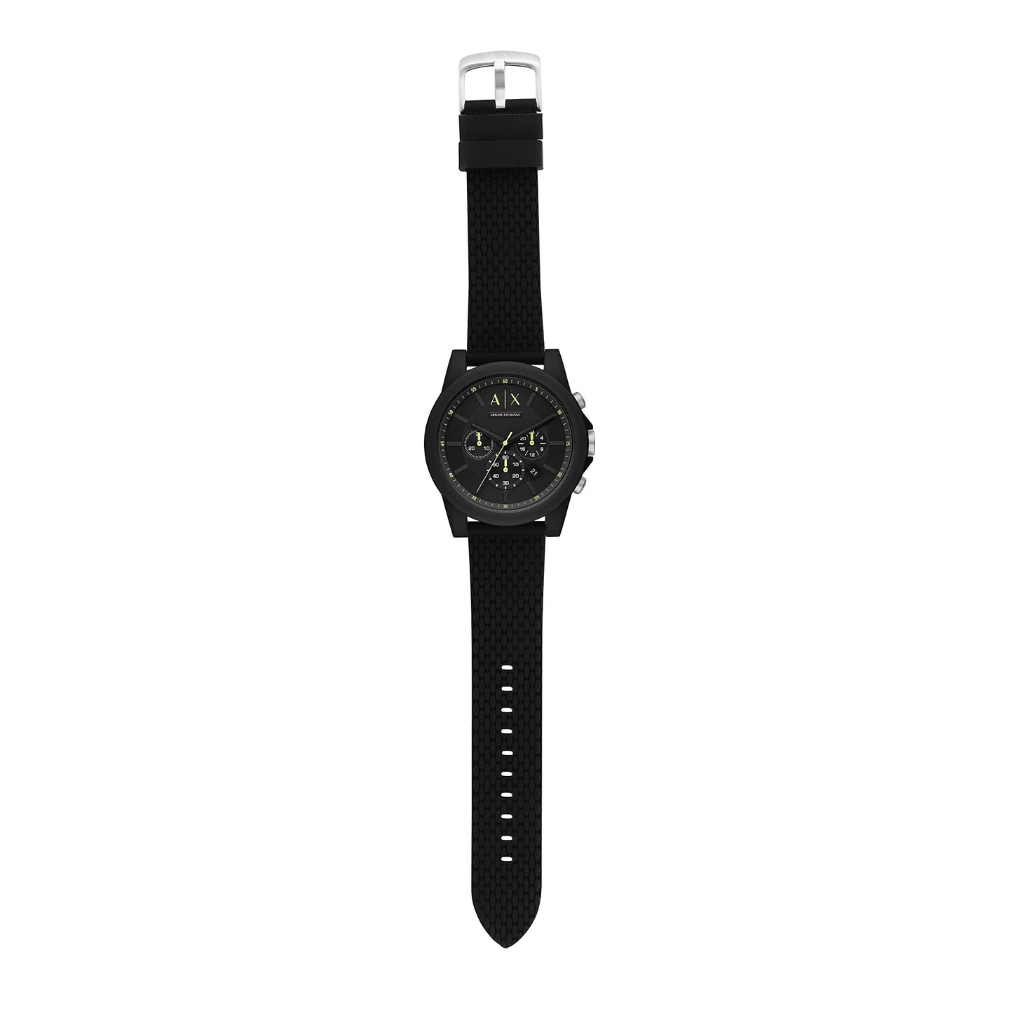 Armani Exchange Men's Chronograph Silicone Watch