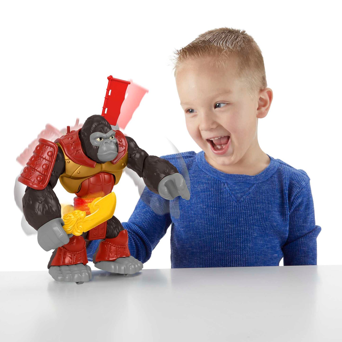 Fisher-Price Silverback Gorilla Figure with Accessories