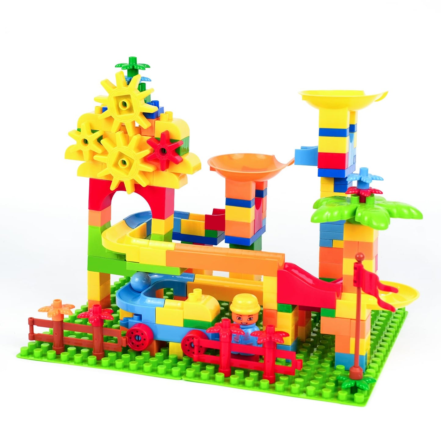 Marble Run Maze Track - STEM Building Blocks