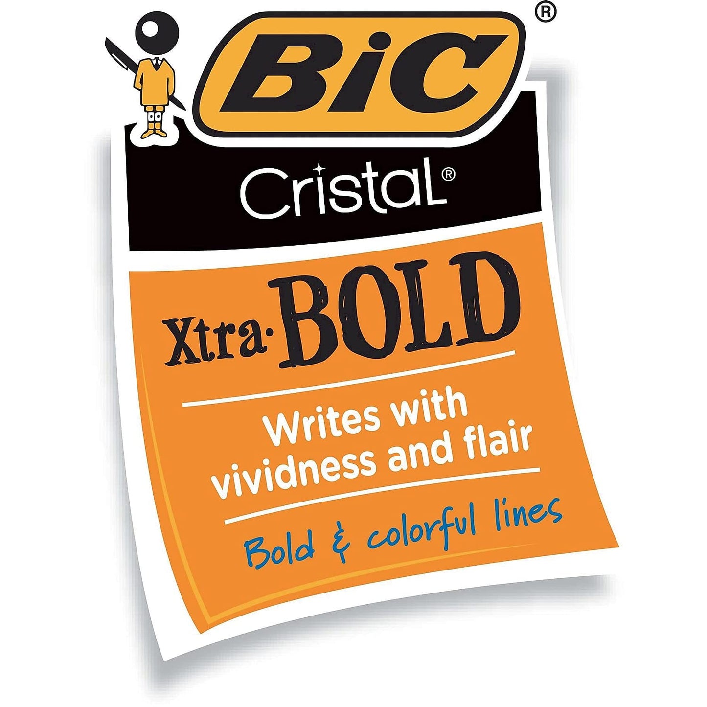 24 Pack BIC Bold Ballpoint Pens