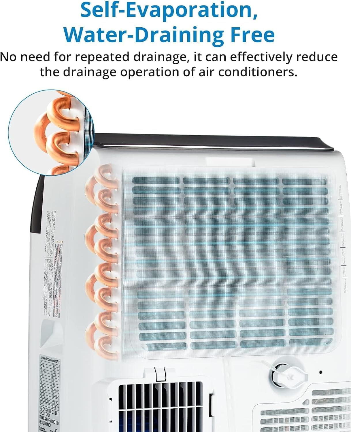 12,000 BTU Portable Air Conditioner with Remote