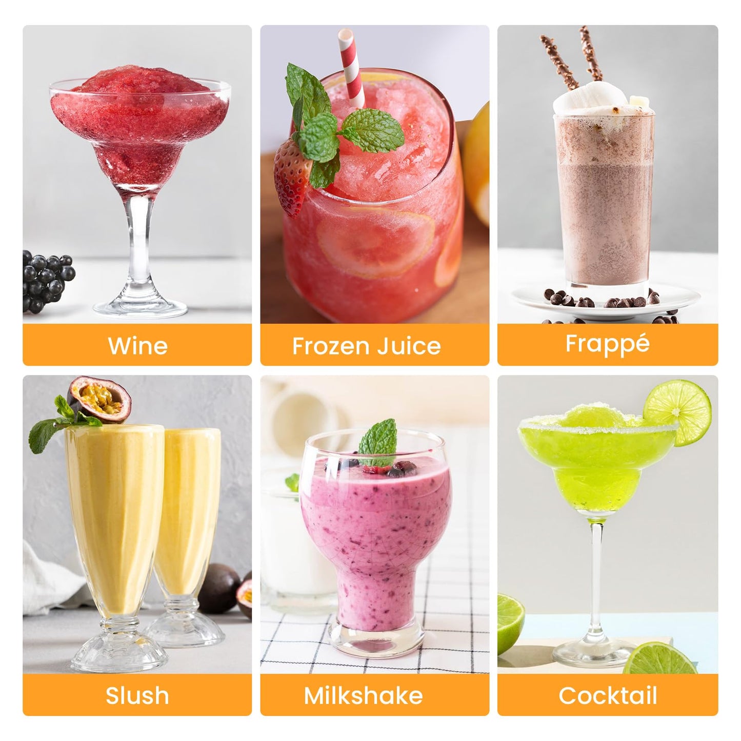 68 oz Slushie Machine for Home Drinks Maker