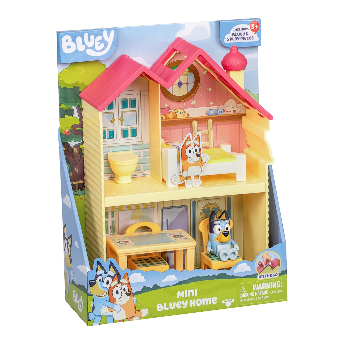 Bluey Mini Home Playset with 5 Accessories