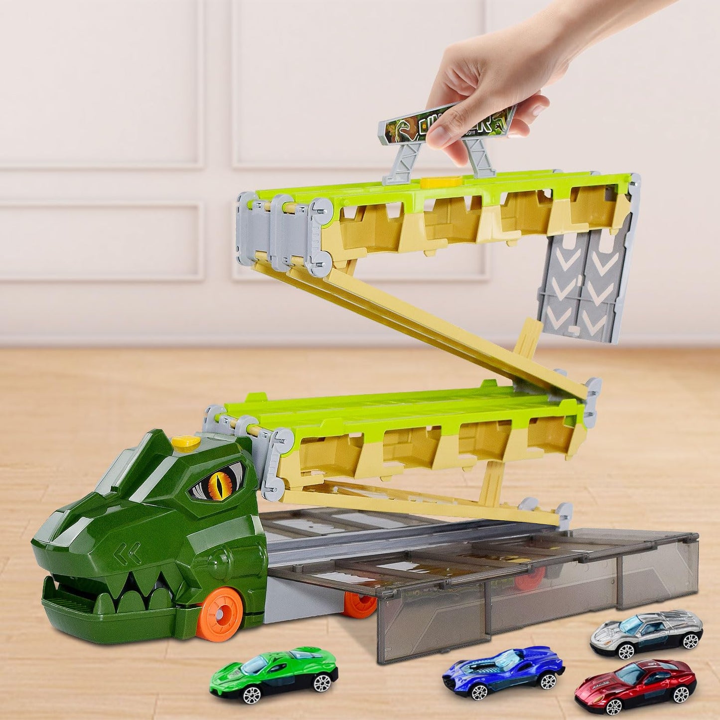 BAKAM Race Tracks Set for Kids Ages 3-5
