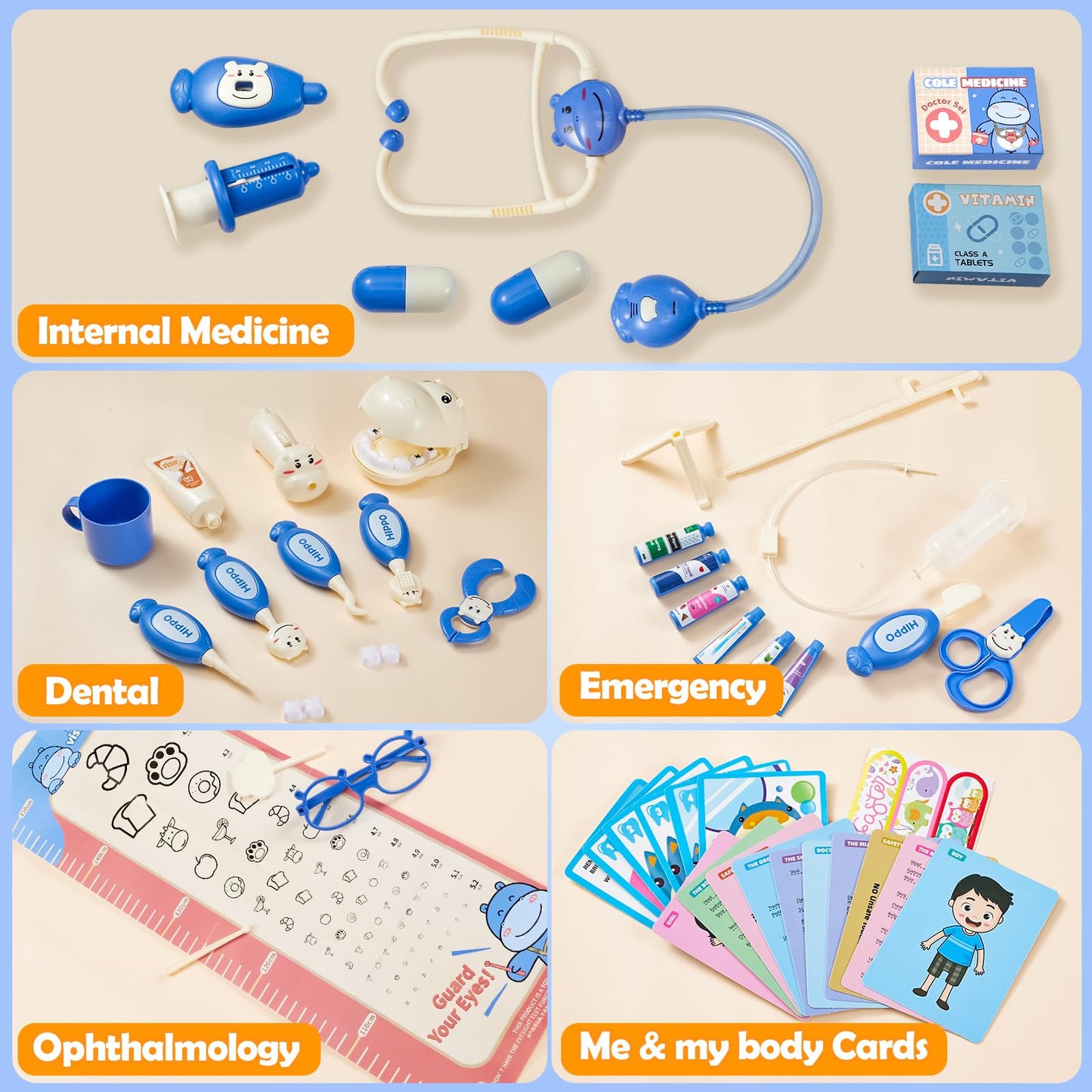 Doctor Kit Play Set for Kids Age 3-6