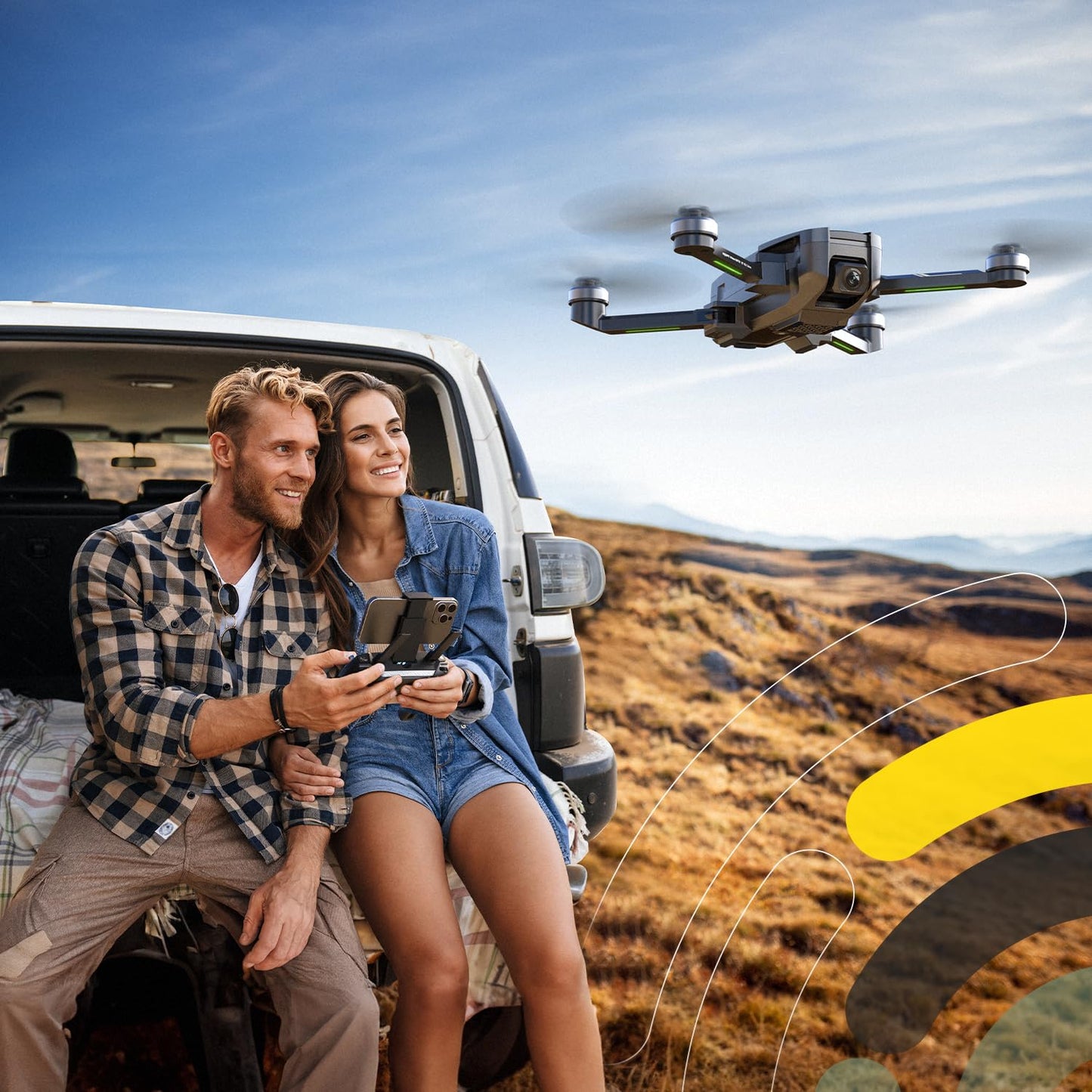 Holy Stone 4K GPS Drone with 46 Min Flight