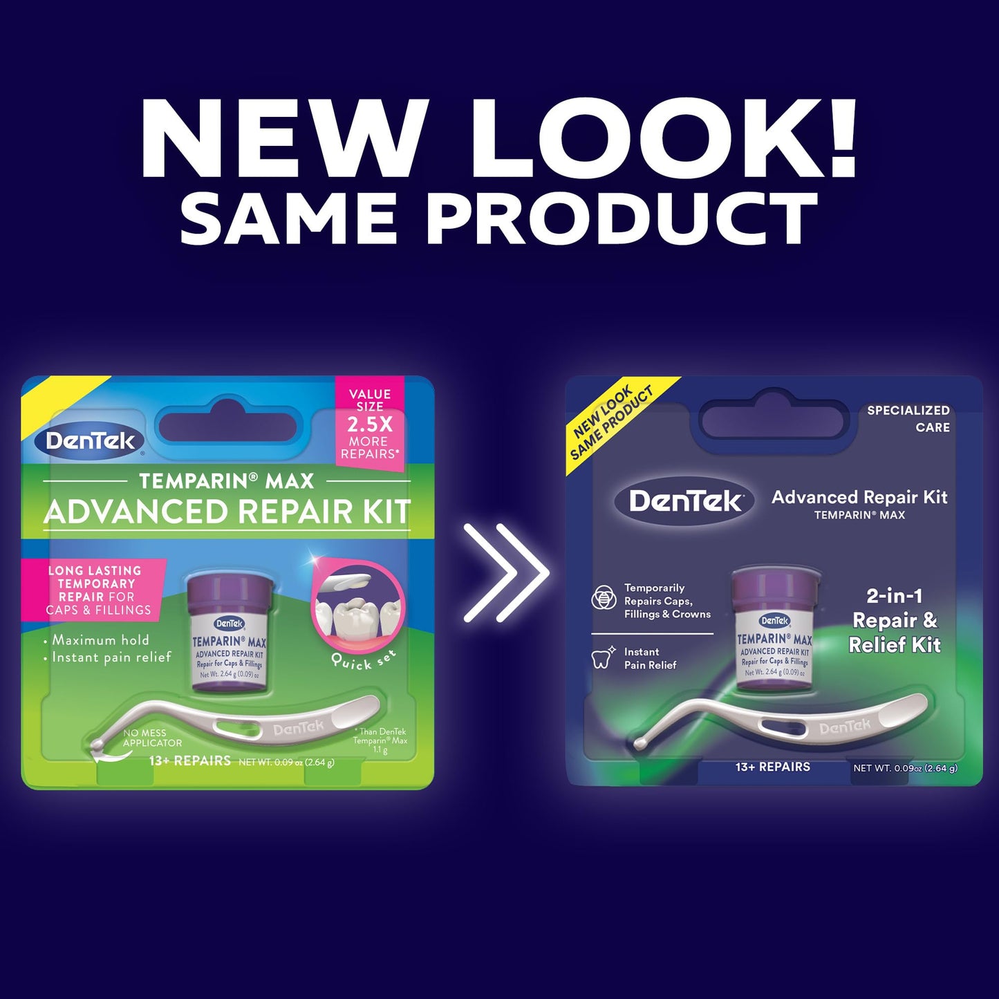DenTek Temparin Max Dental Repair Kit, 6 Pack