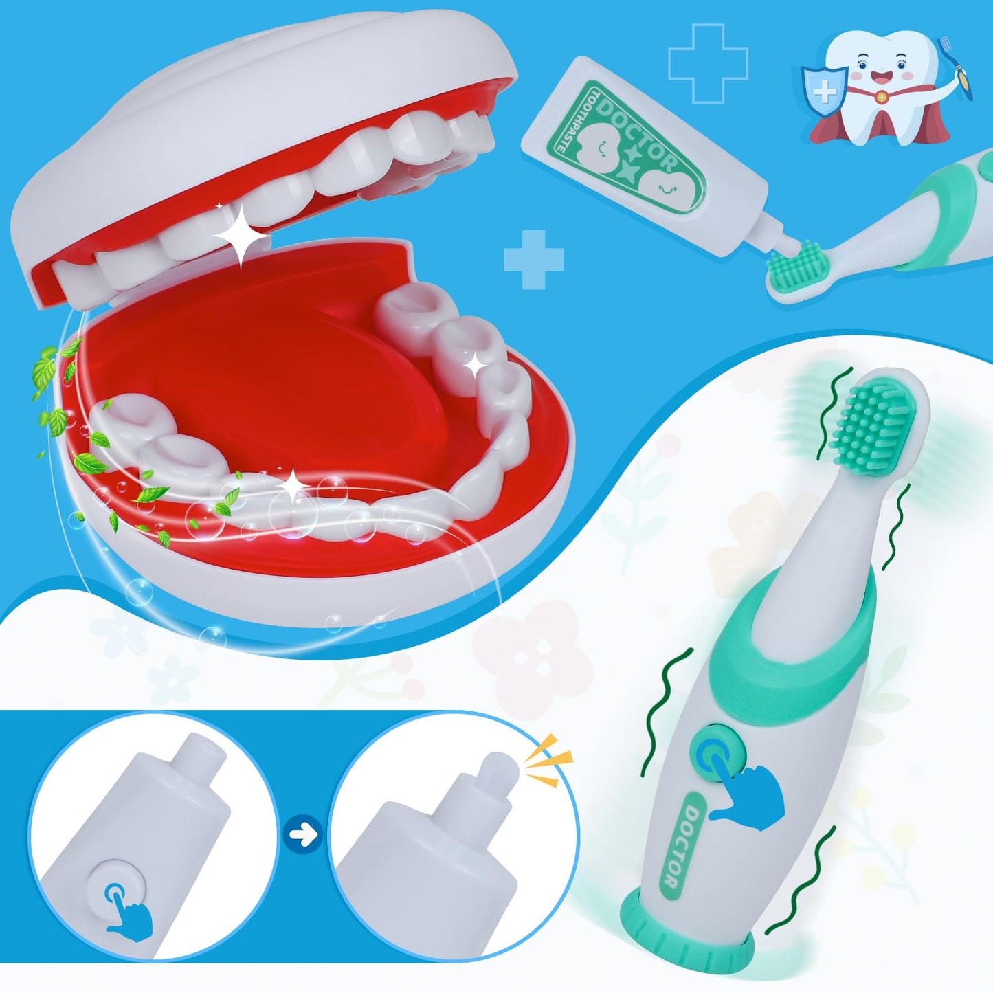 Dentist Play Set for Toddlers 3-5