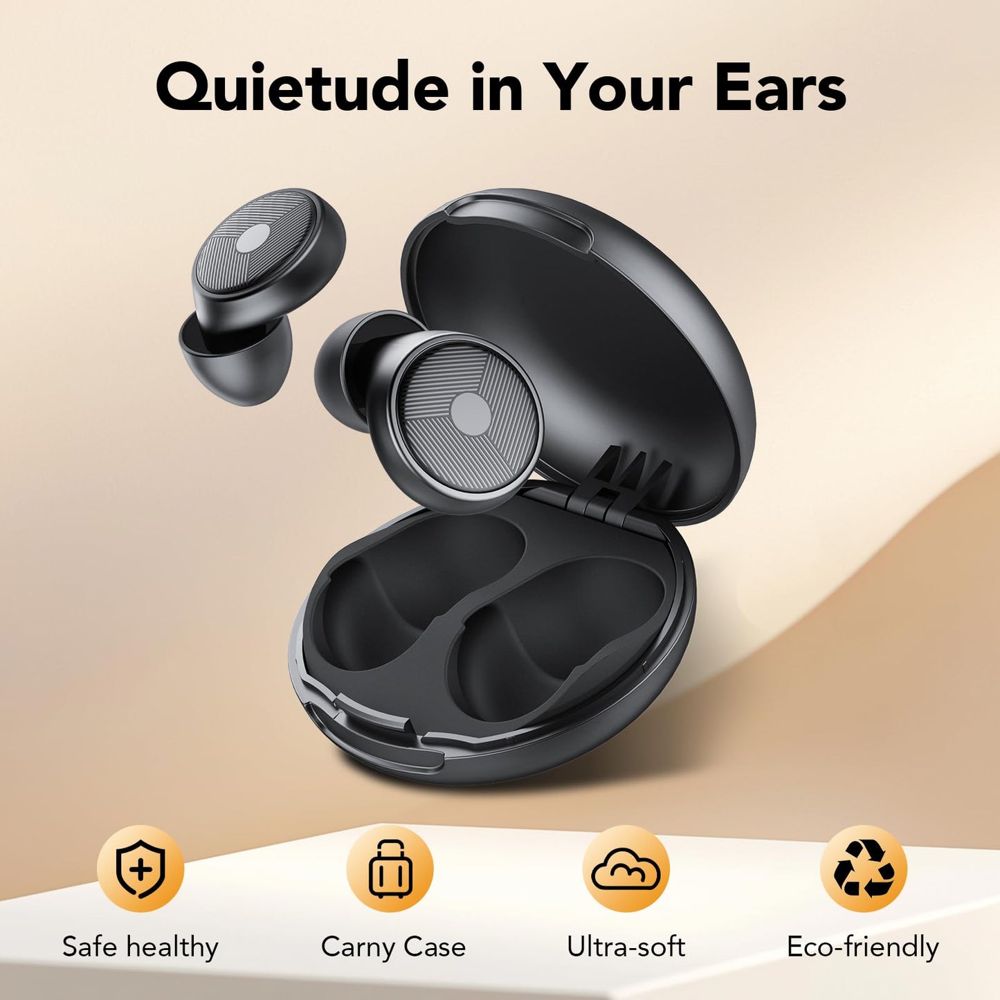 Noise Cancelling Ear Plugs with Carrying Case