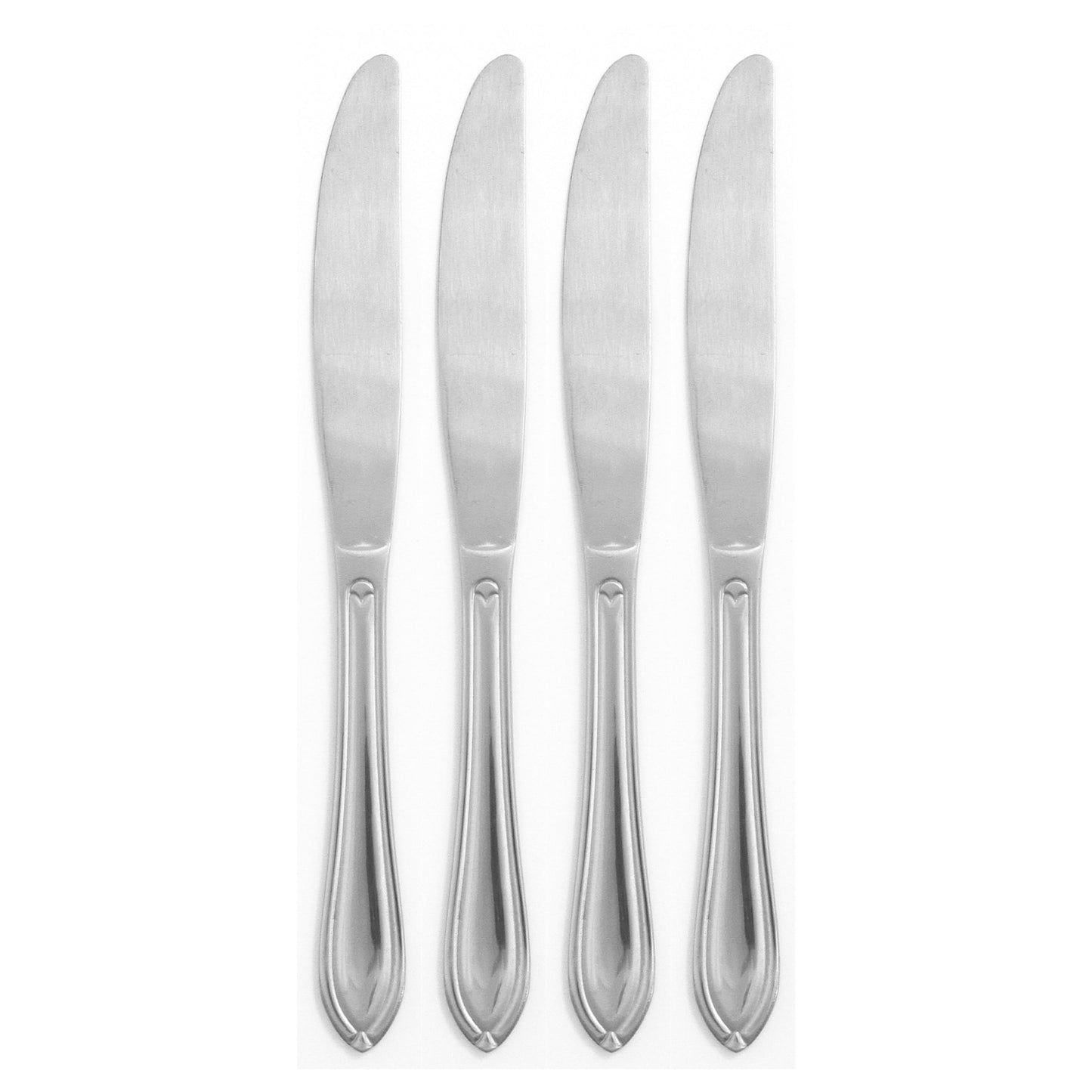 Hampton Forge 4-Piece Metallic Dinner Knives Set
