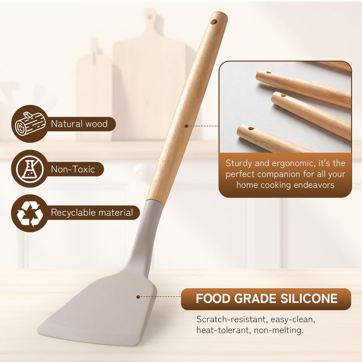 43 PCS Silicone Kitchen Utensils Set with Holder
