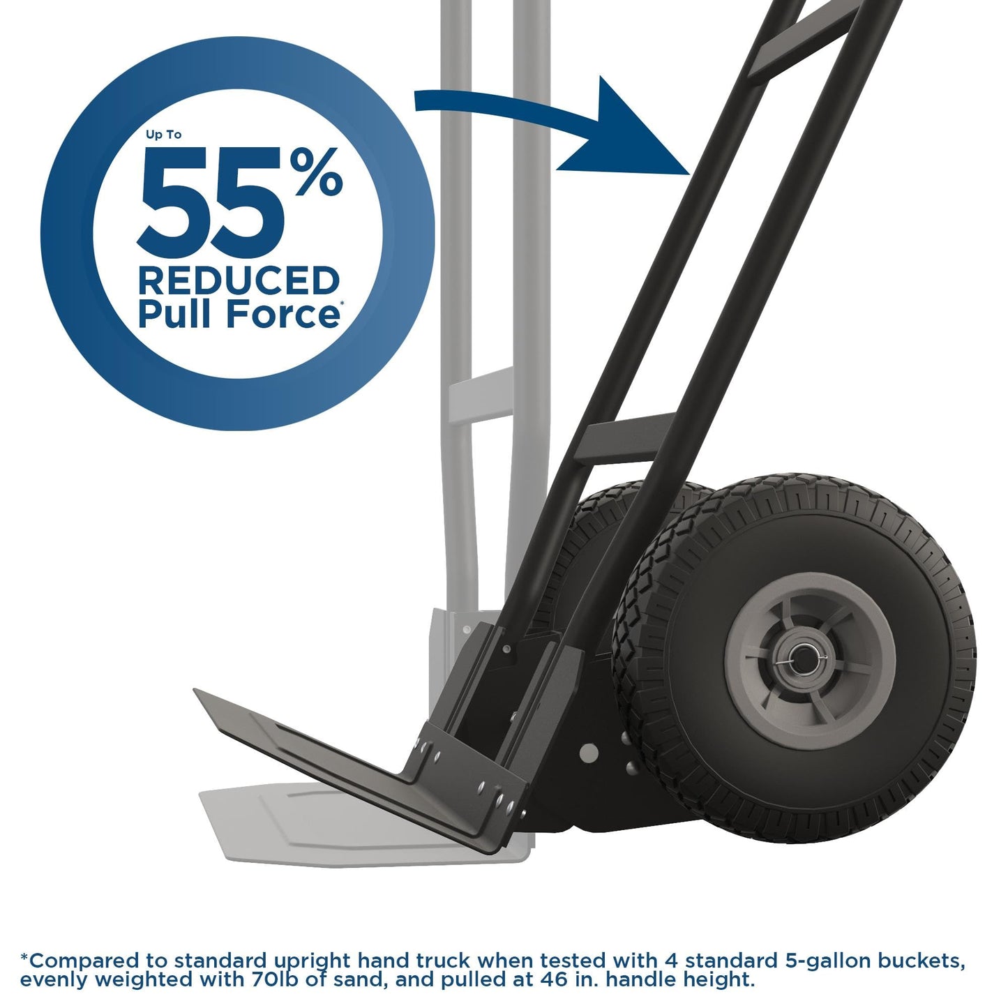 COSCO 800lb Load Assist Hand Truck with Wheels