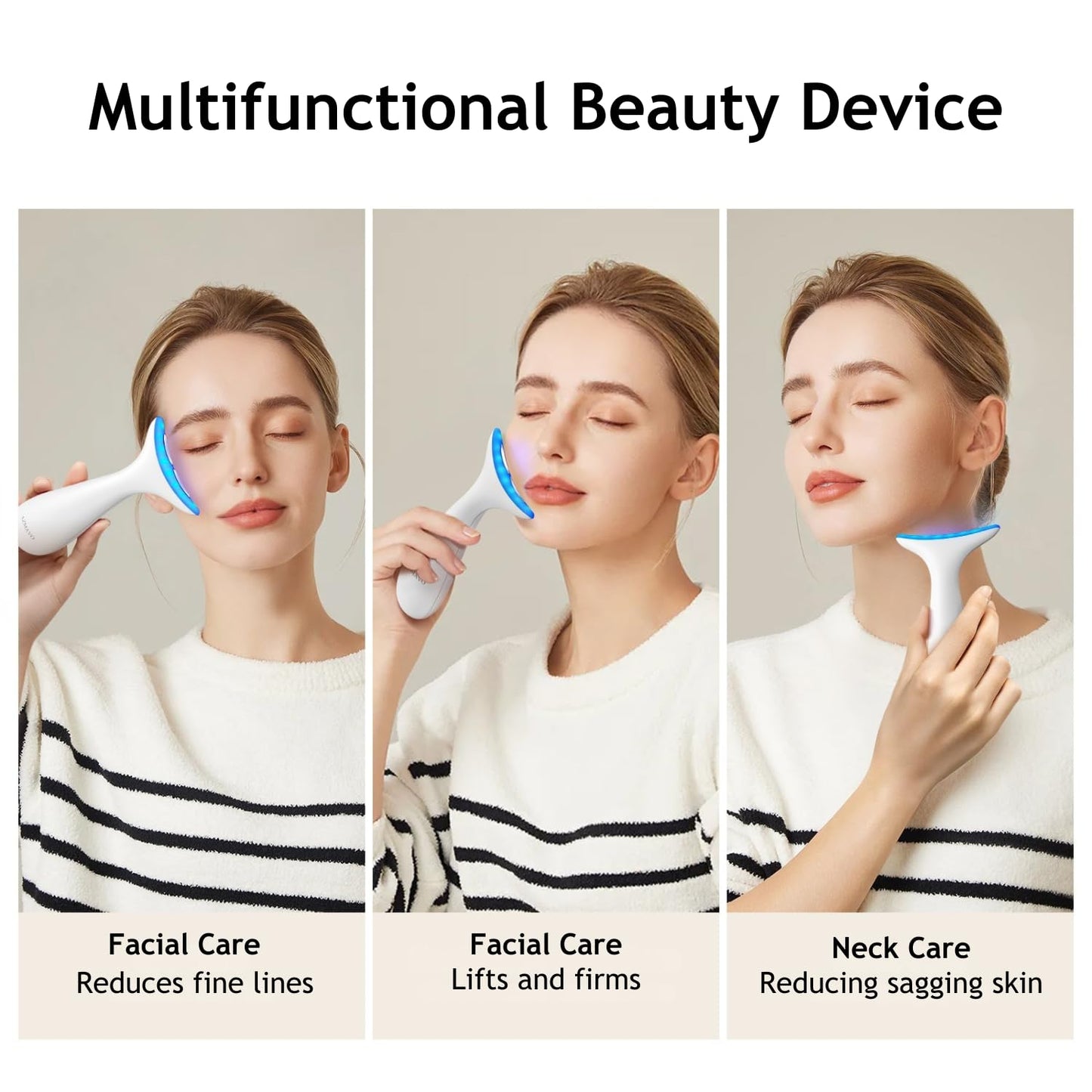 Facial and Neck Massager for Skin Firming