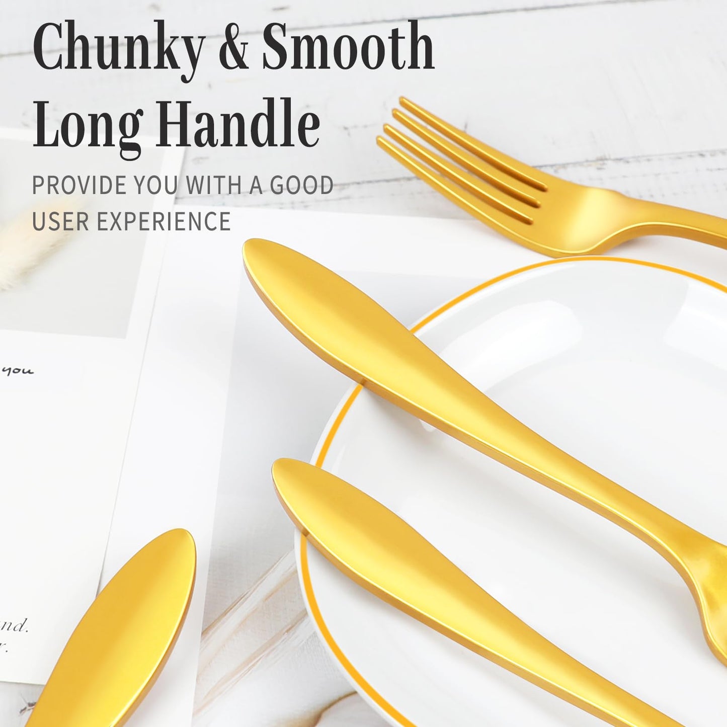 Disposable Forks Plastic, 200 Pcs Forks For Parties, Plastic Silverware Heavy Duty, Solid and Durable Plastic Utensils, Disposable Table Forks & Dinner Forks For Noodle/Salad, Golden Shower Forks