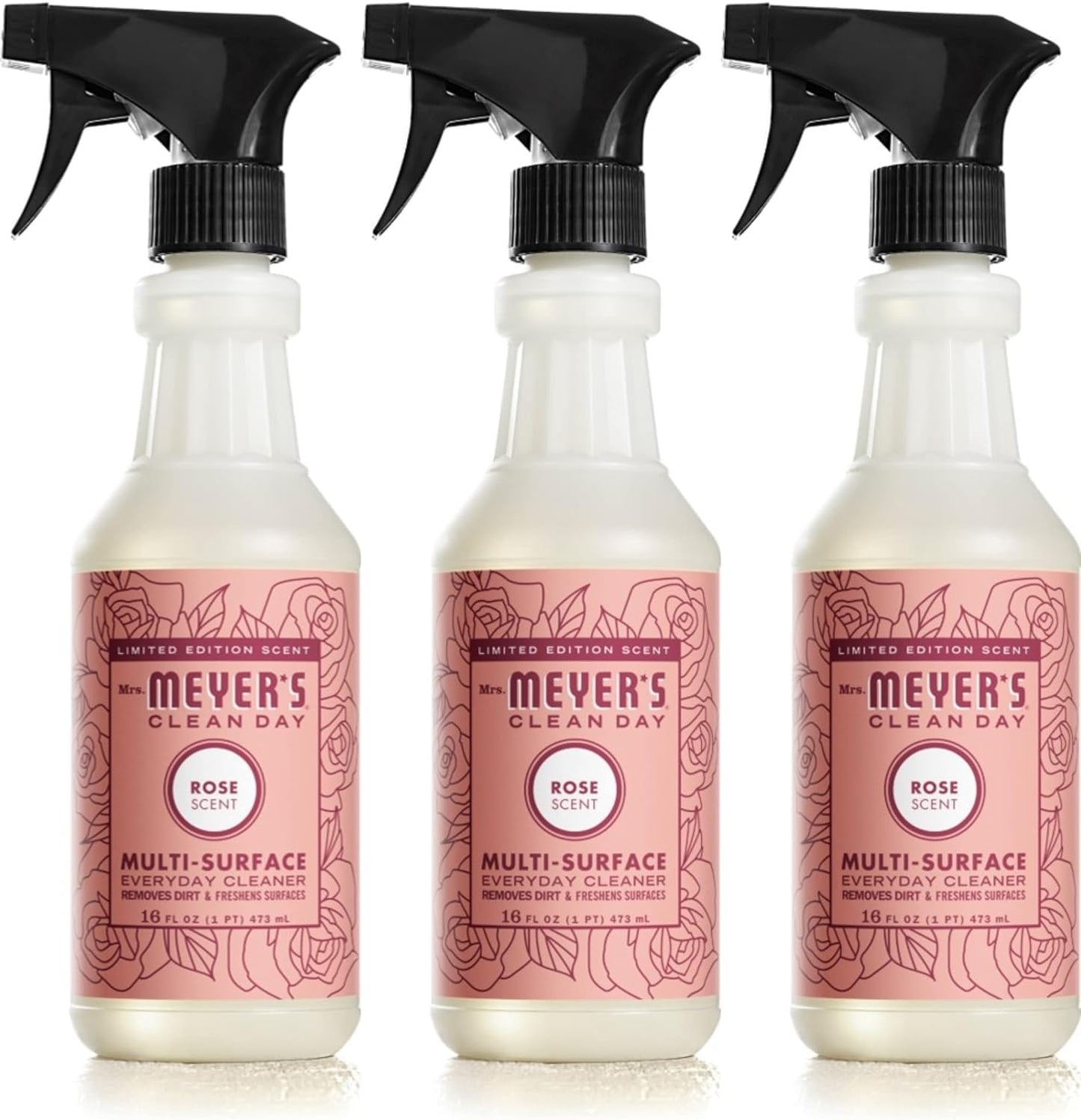 MRS. MEYER'S ROSE All-Purpose Cleaner Spray, 16 oz
