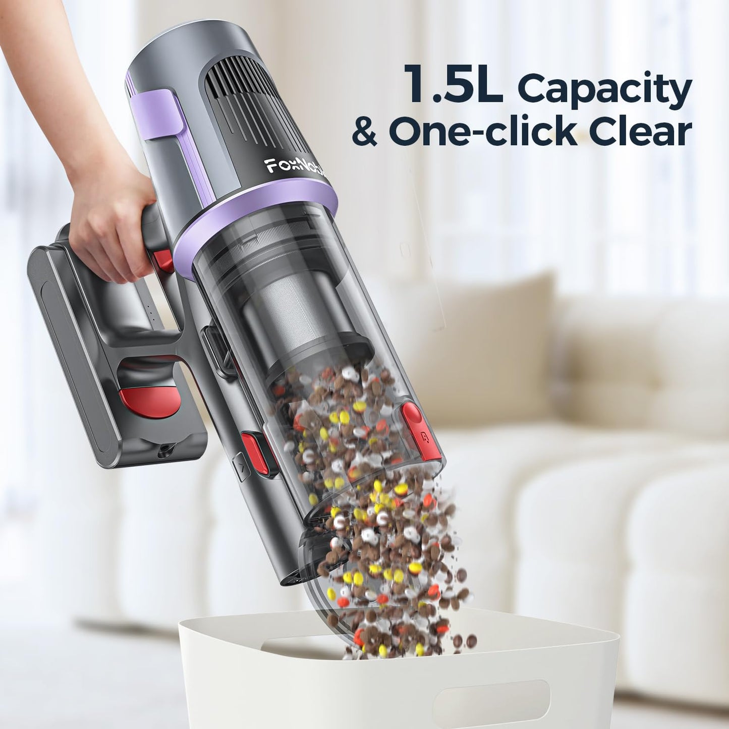 Cordless Stick Vacuum Cleaner for Home & Pets