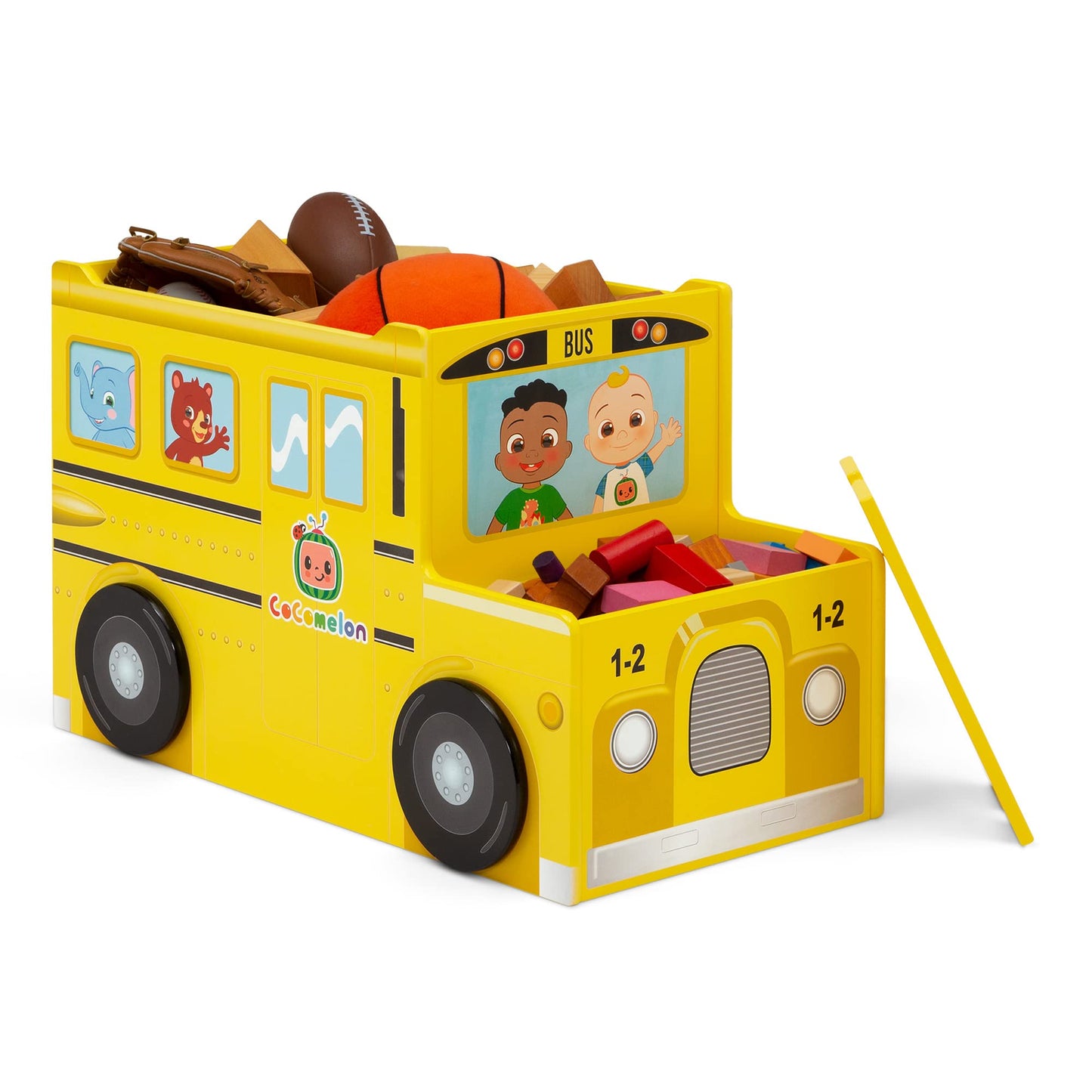 CoComelon School Bus Toy Box by Delta Children