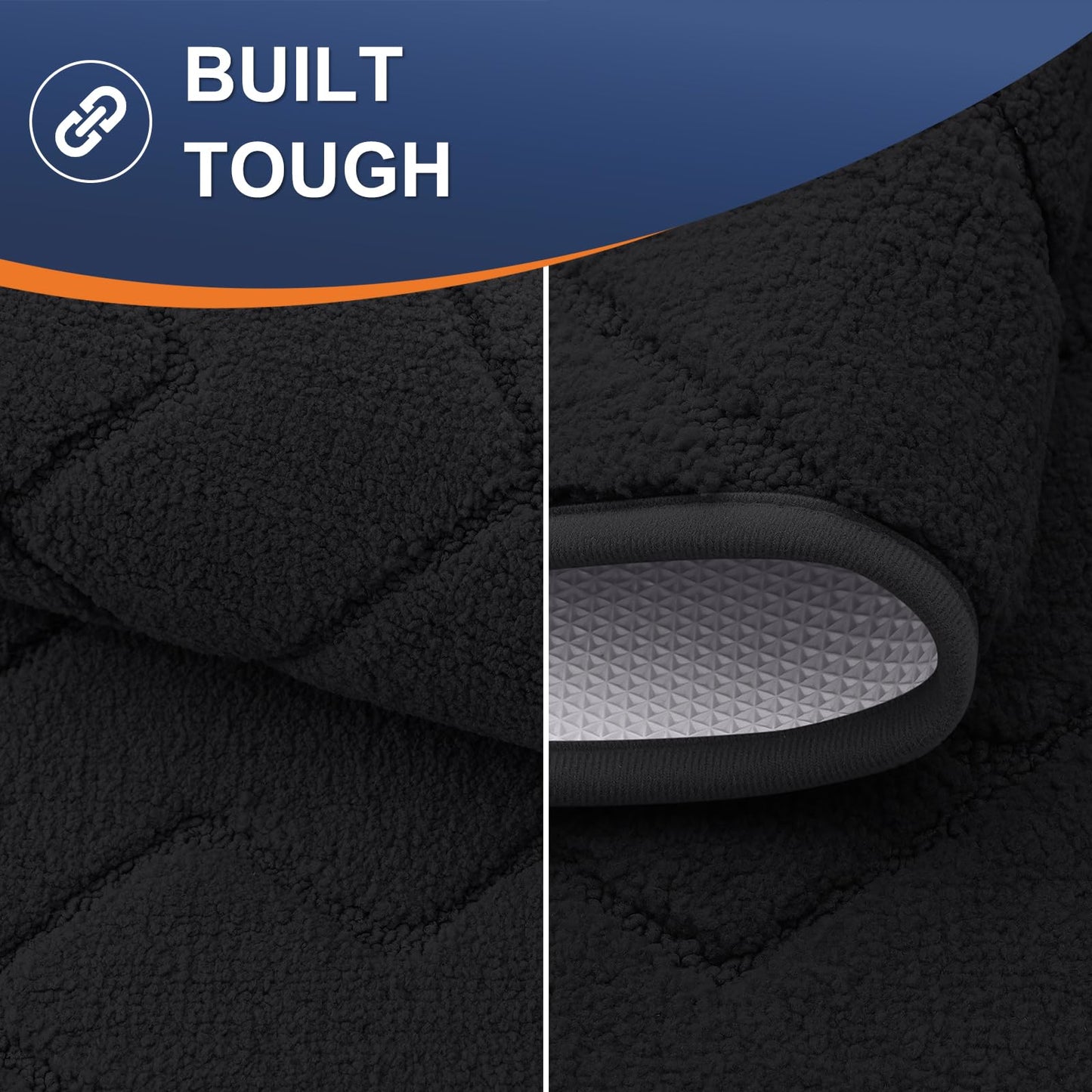 Indoor Door Mat with Non-Slip Rubber Backing