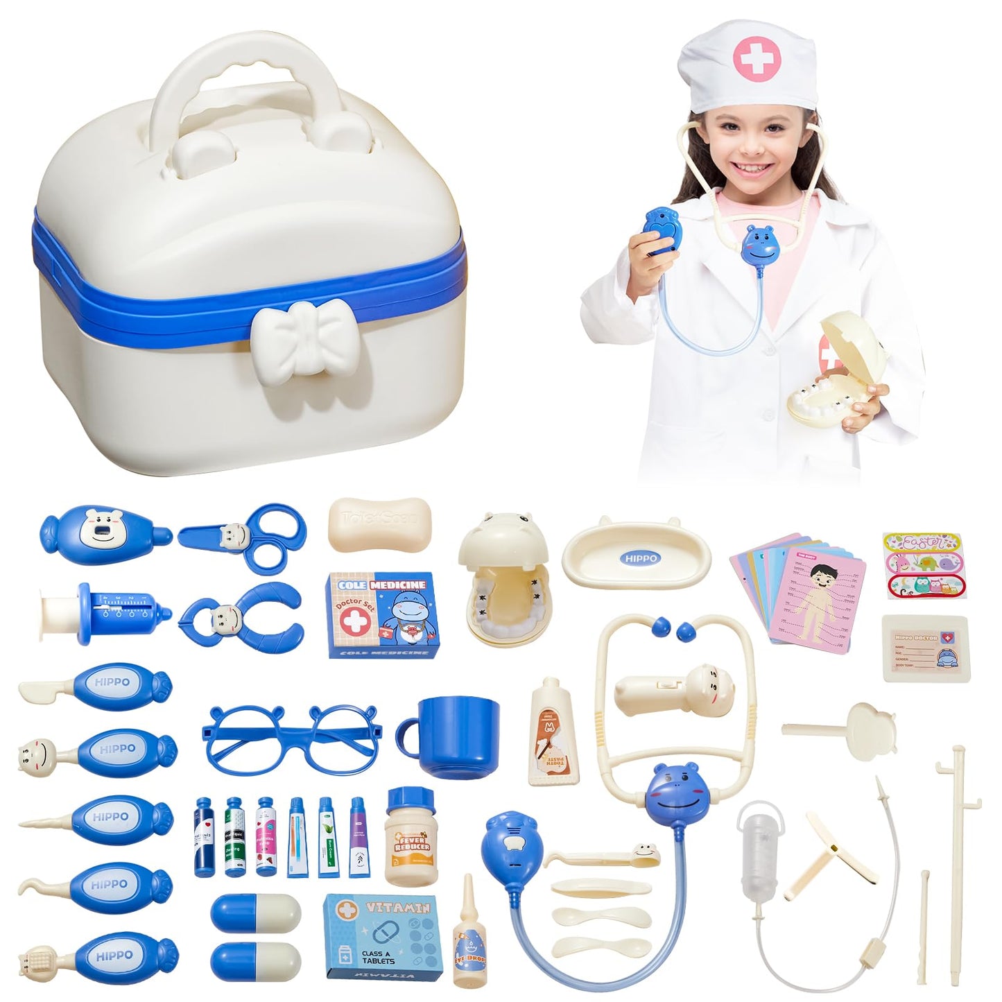 Doctor Kit Play Set for Kids Age 3-6