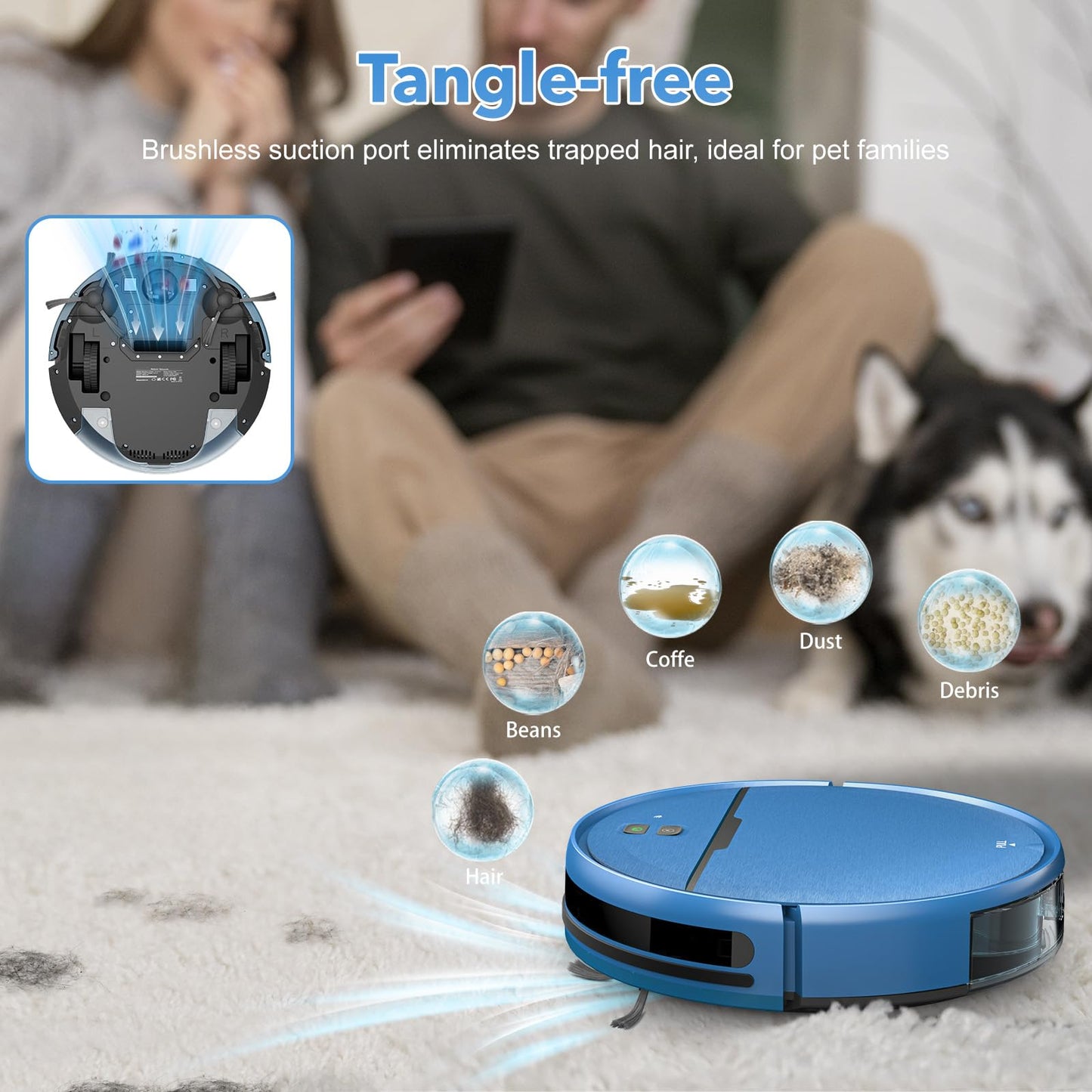 iMartine 2-in-1 Robotic Vacuum and Mop