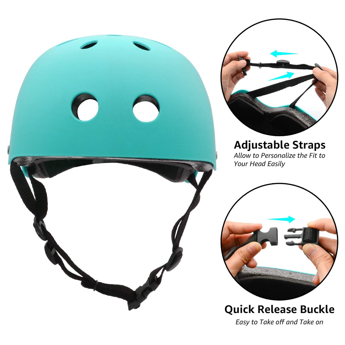 Dual Certified Skateboard and Bike Helmet for All