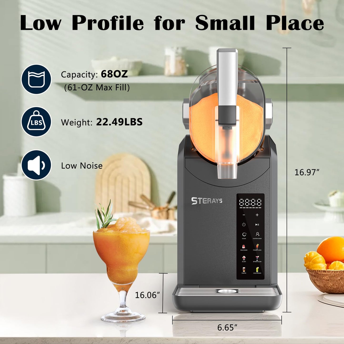 Slushie Machine with 6 Preset Programs