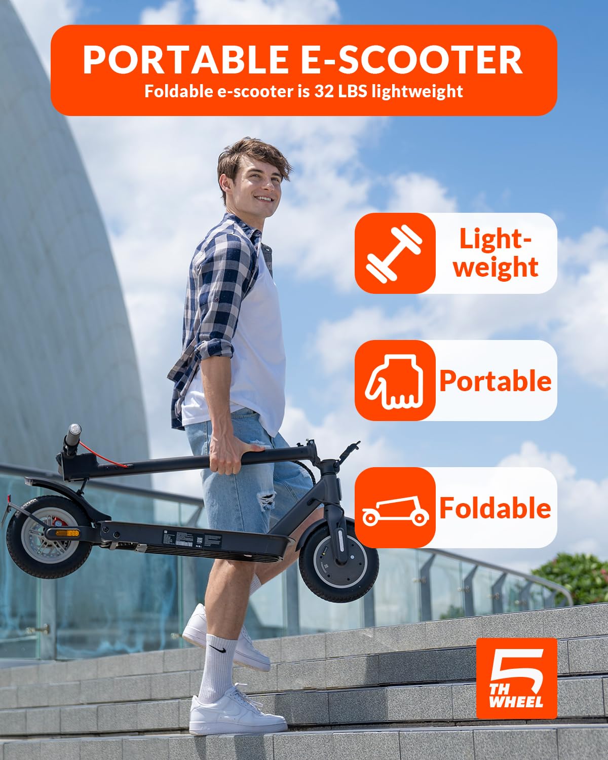 5TH WHEEL Electric Scooter with 350W Motor