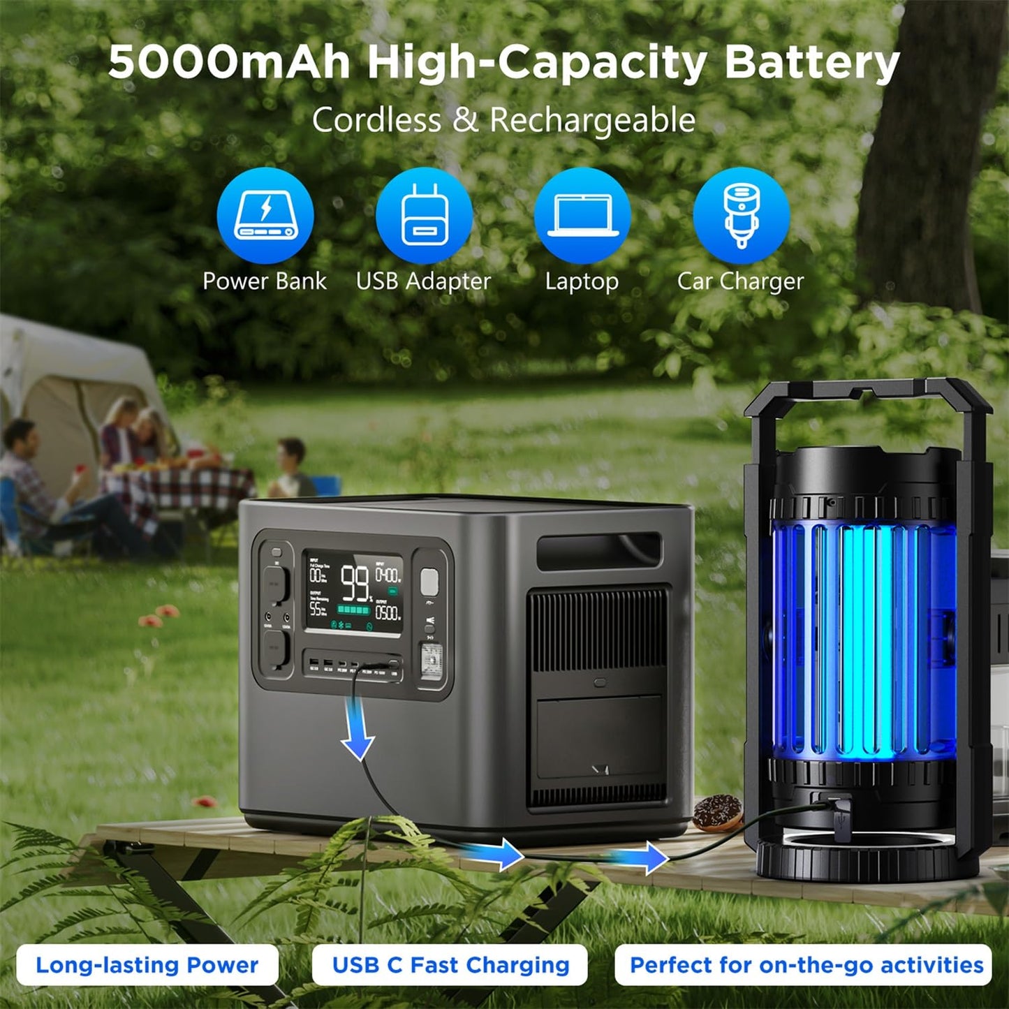 Rechargeable Evolpol 4-in-1 Mosquito Zapper