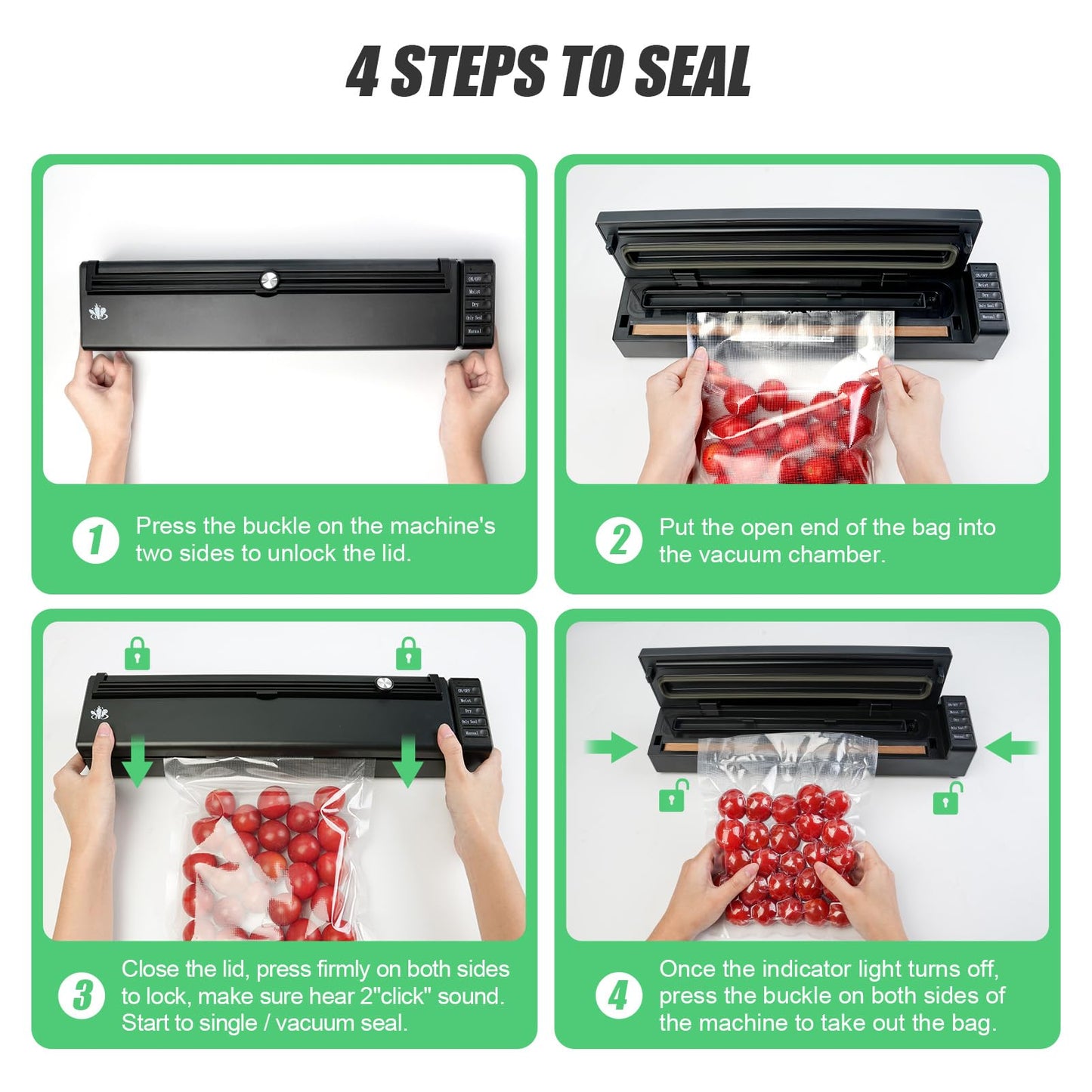 Cordless Vacuum Sealer for Food Storage