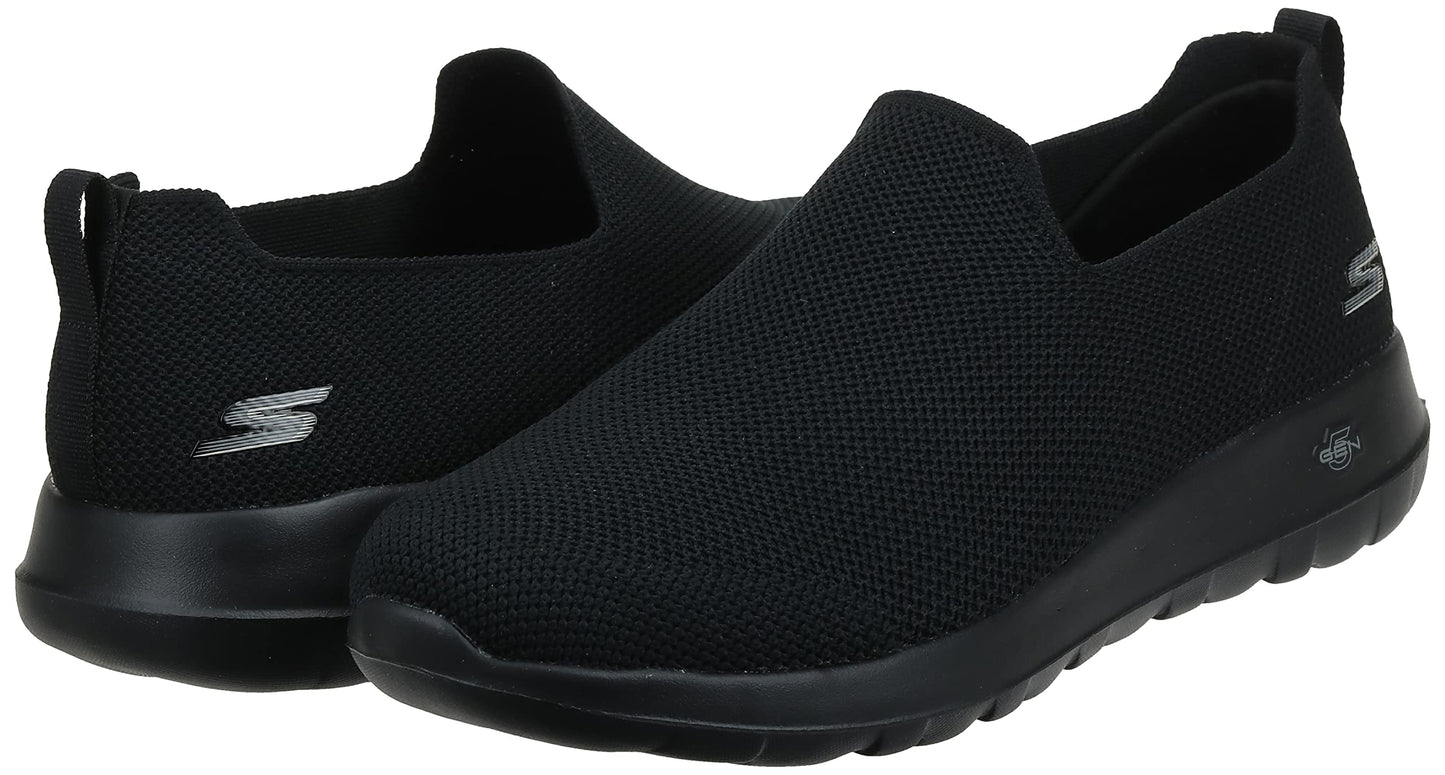 Skechers Men's Go Walk Max-Athletic Air Mesh Slip on Walkking Shoe Sneaker,Black/Black/Black,8.5 M US