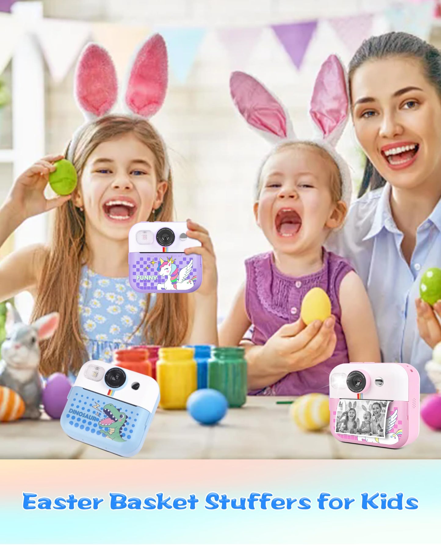 Kids Digital Camera with Instant Print Feature