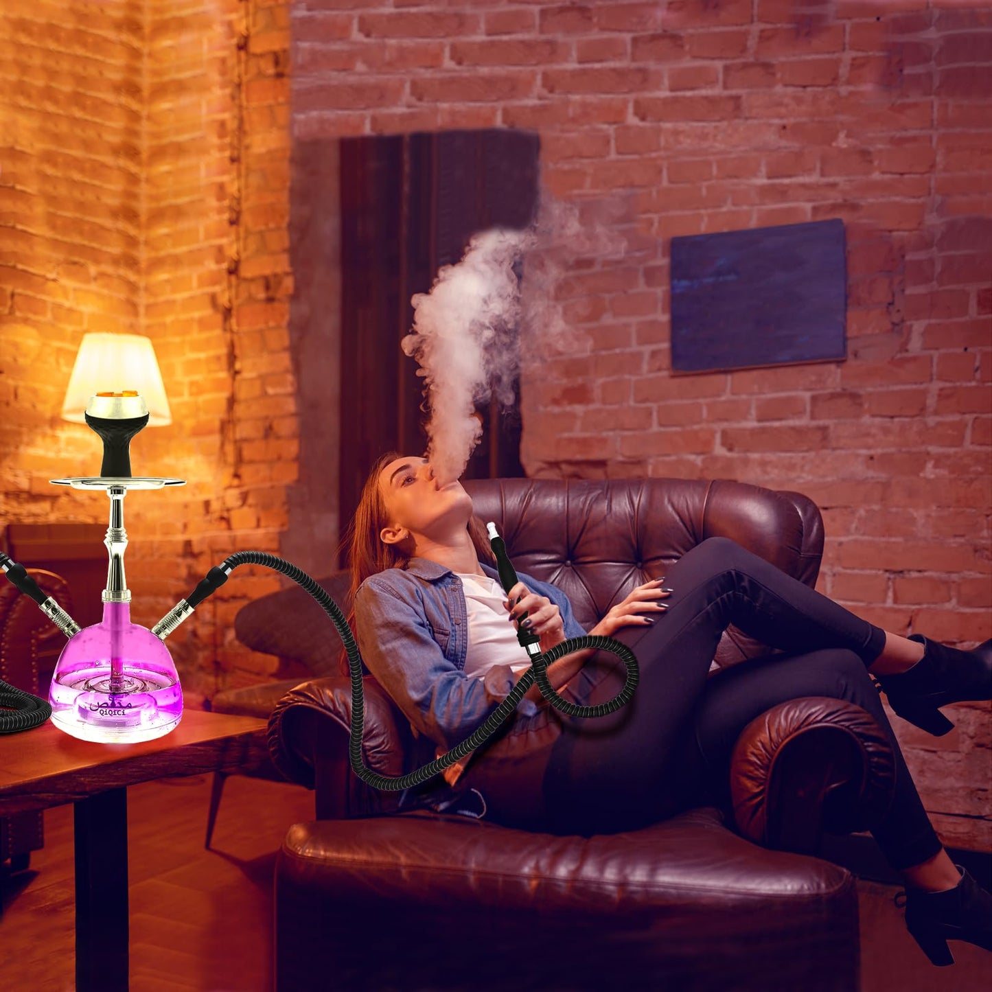 Travel Hookah Set with Bag and Accessories
