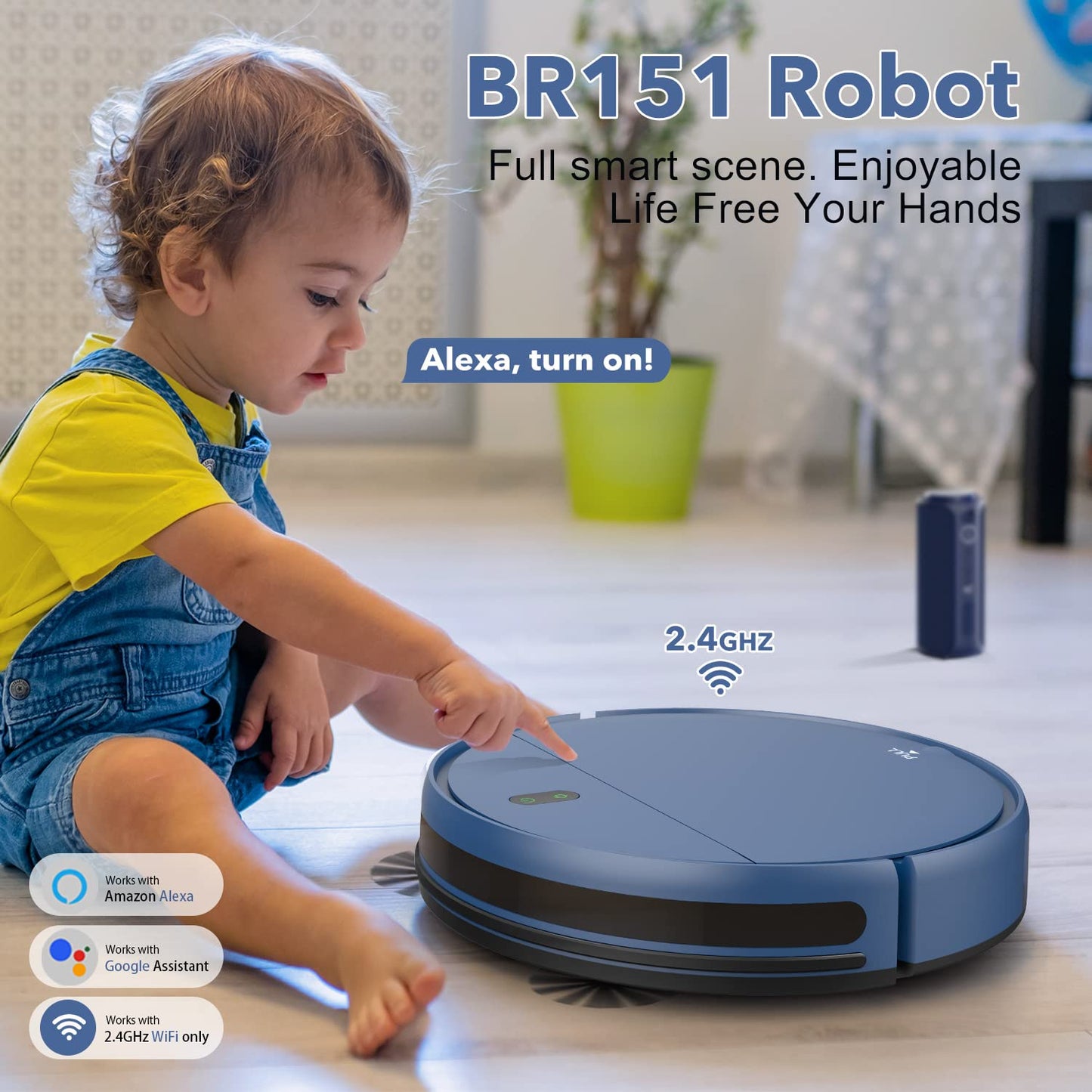 UMMUND 2-in-1 Robot Vacuum and Mop Cleaner