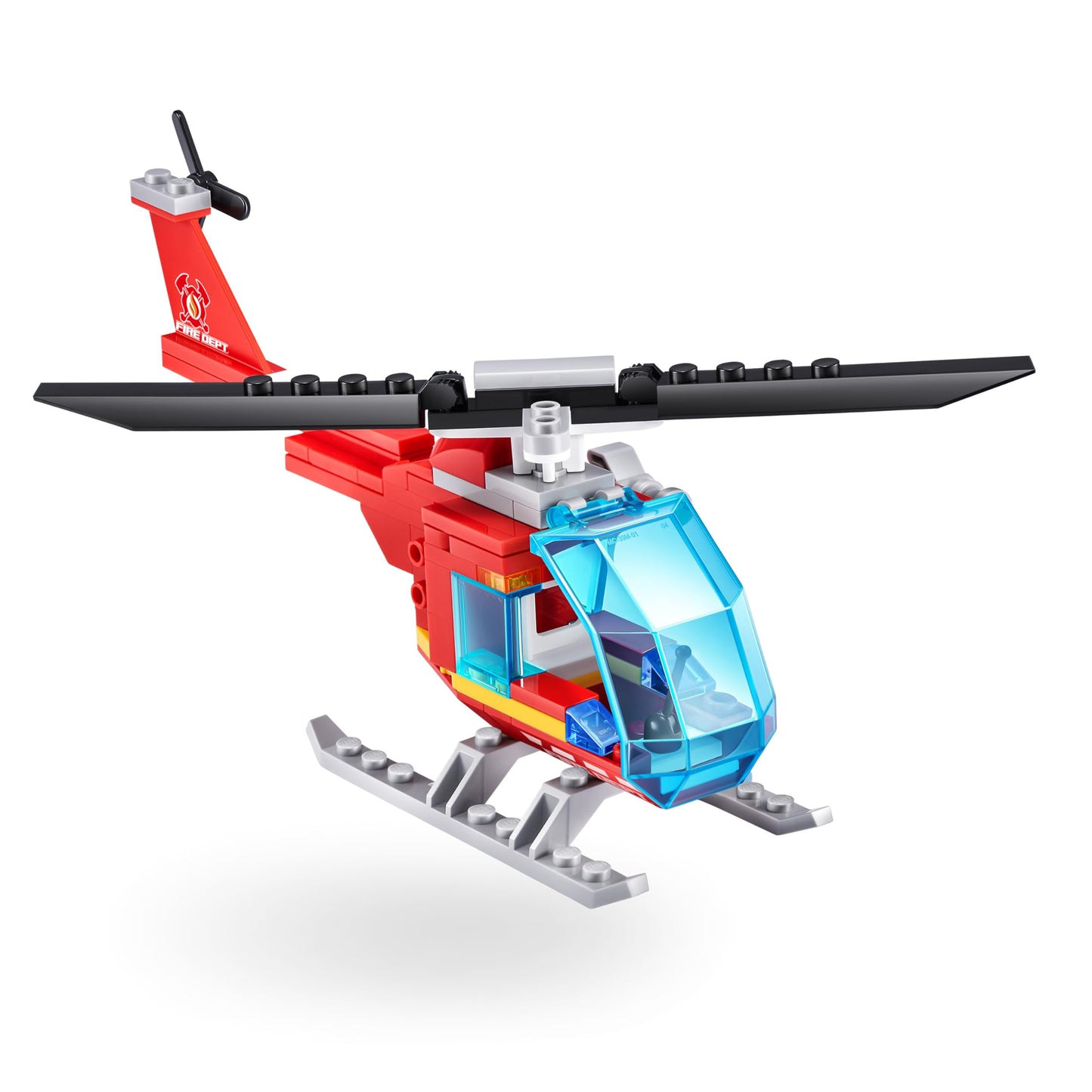 Max Build More City US-Series 218-Piece Brick Box Play Set Fire Station