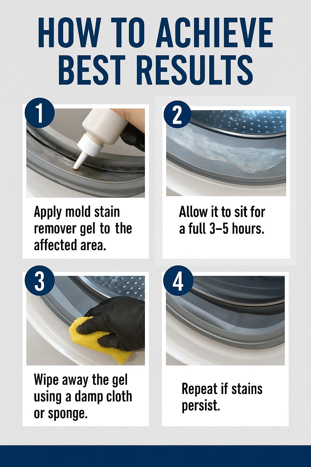 ACTIVE Mold Stain Remover Gel for Washing Machines