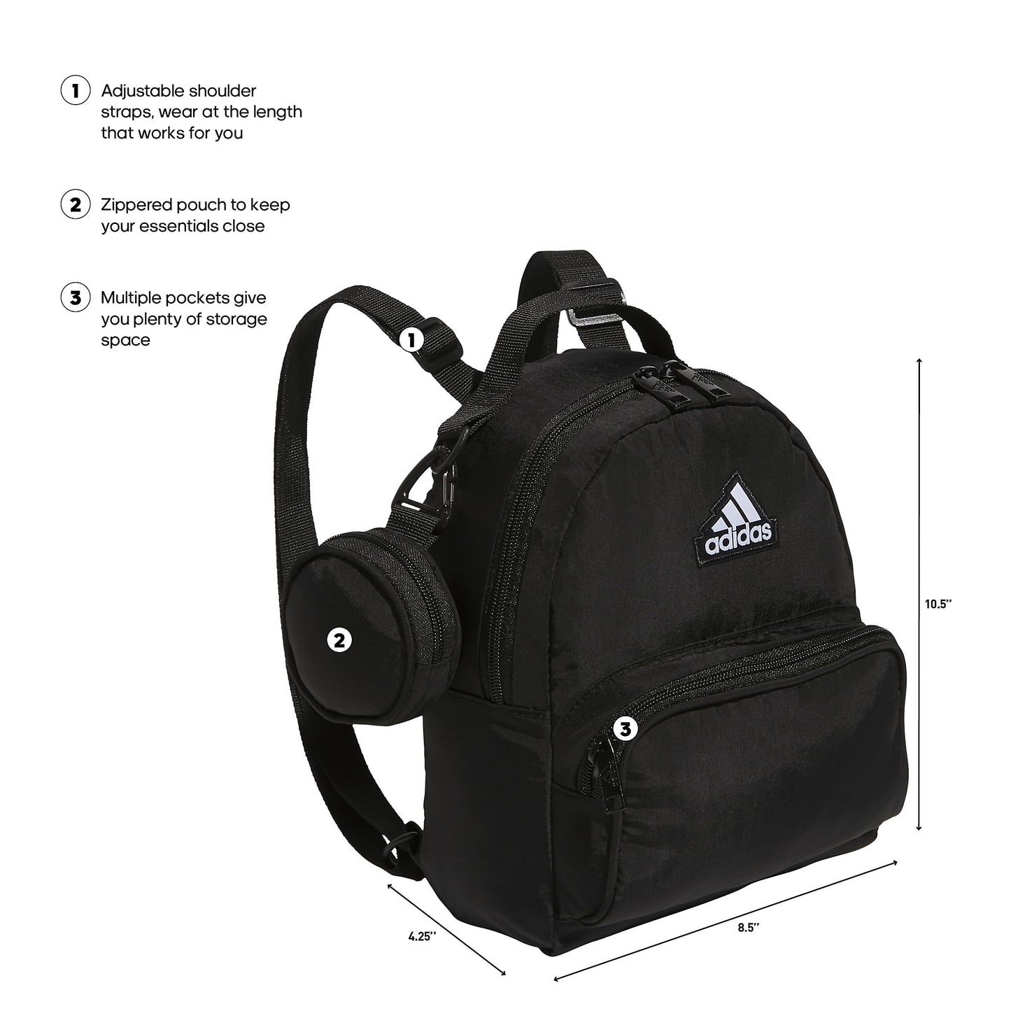 adidas Mini Backpack for Festivals & Travel