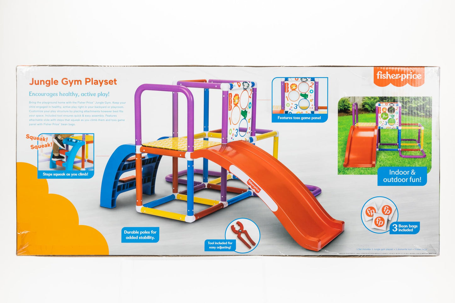 Fisher-Price Jungle Gym Play Structure with Slide