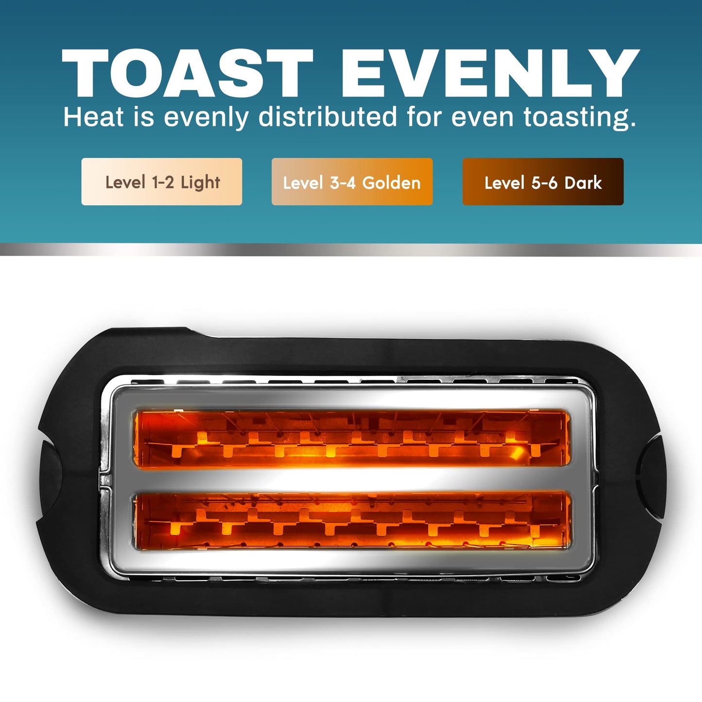 Elite Gourmet 4-Slice Toaster with Warming Rack
