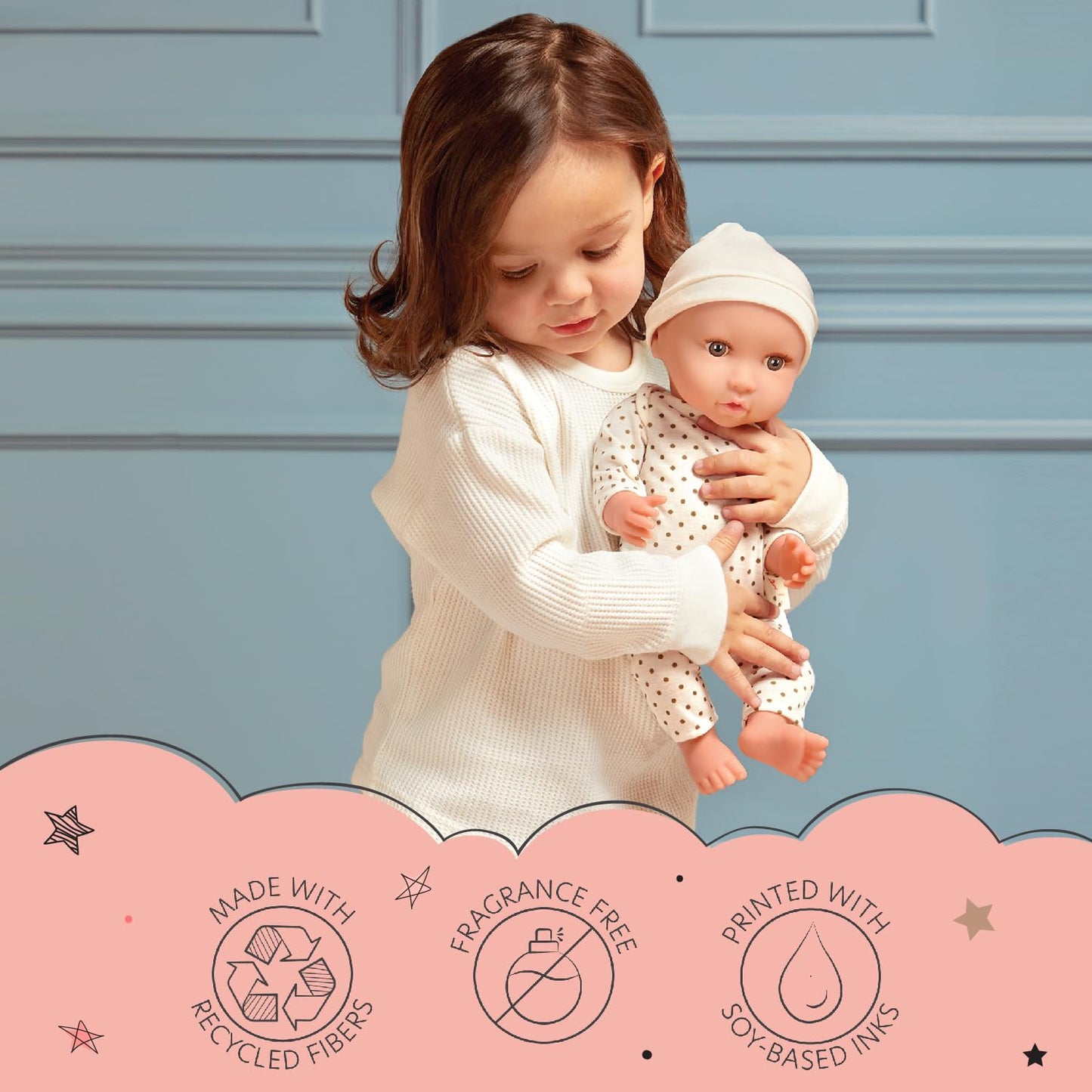 LullaBaby Realistic Baby Doll with Accessories