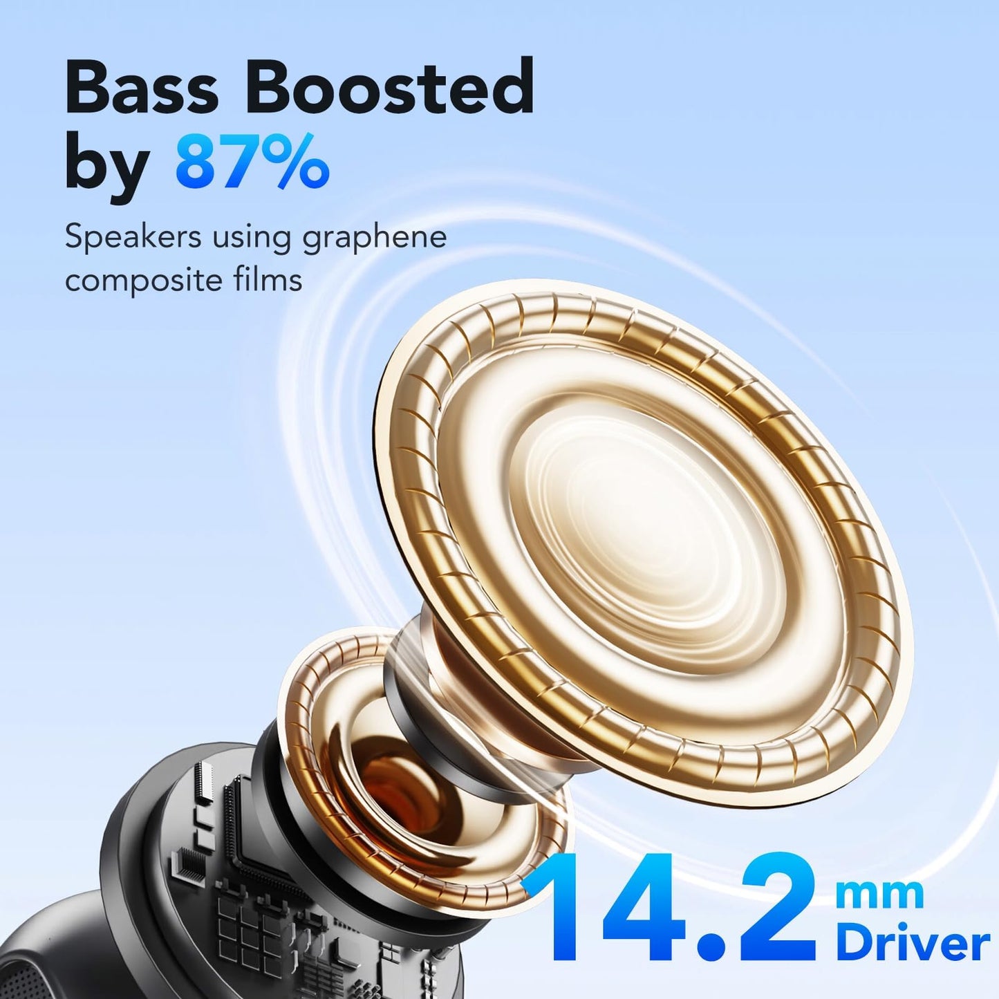 Wireless Earbuds with Deep Bass and Noise Cancelling