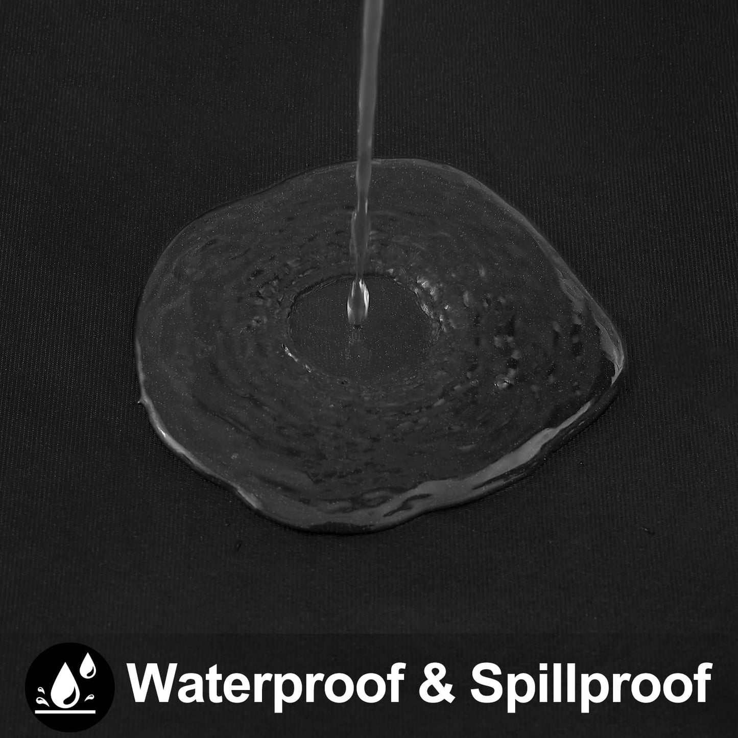 Waterproof Vinyl Tablecloth for Dining and Outdoor