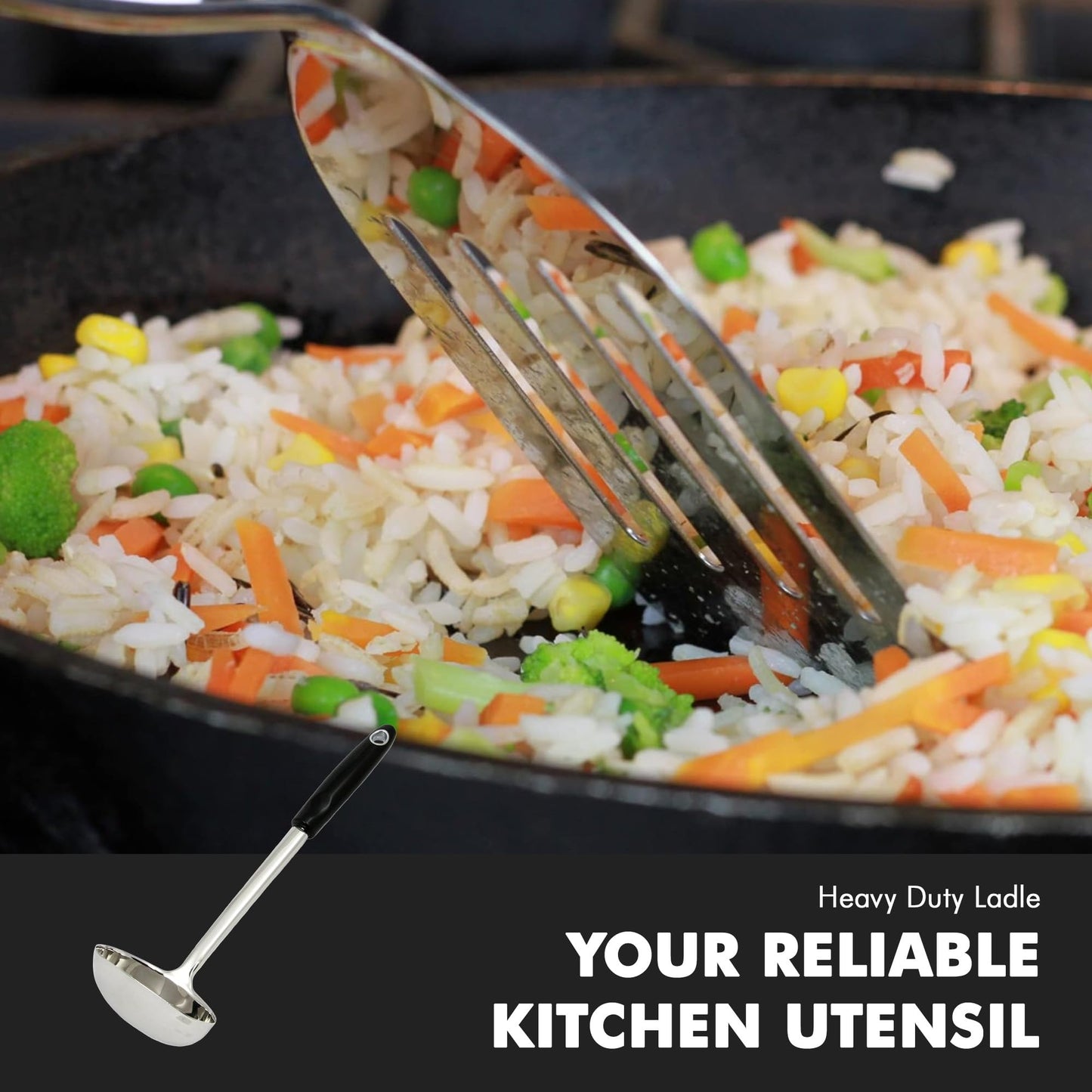 Chef Craft 13-Inch Stainless Steel Ladle