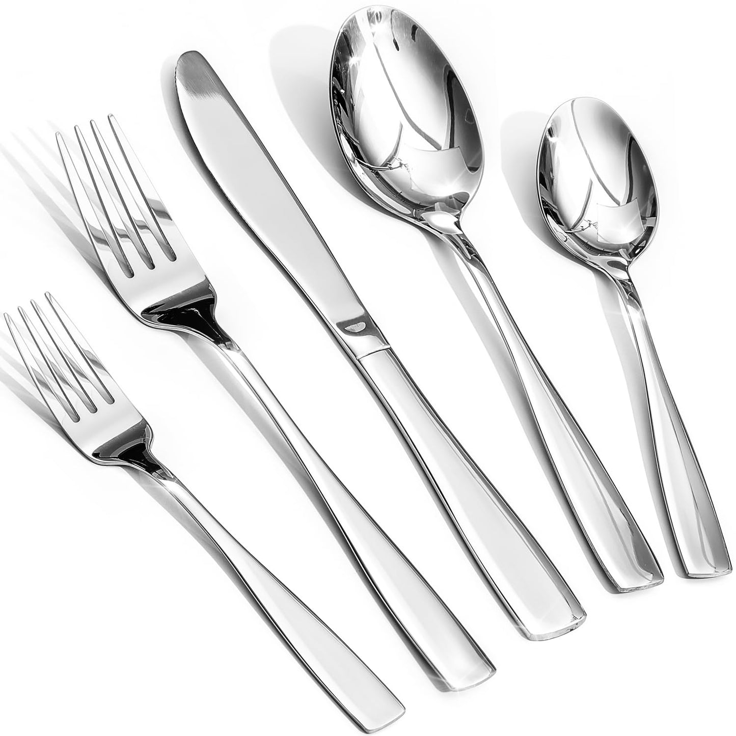40PCS Stainless Steel Flatware Set for 8