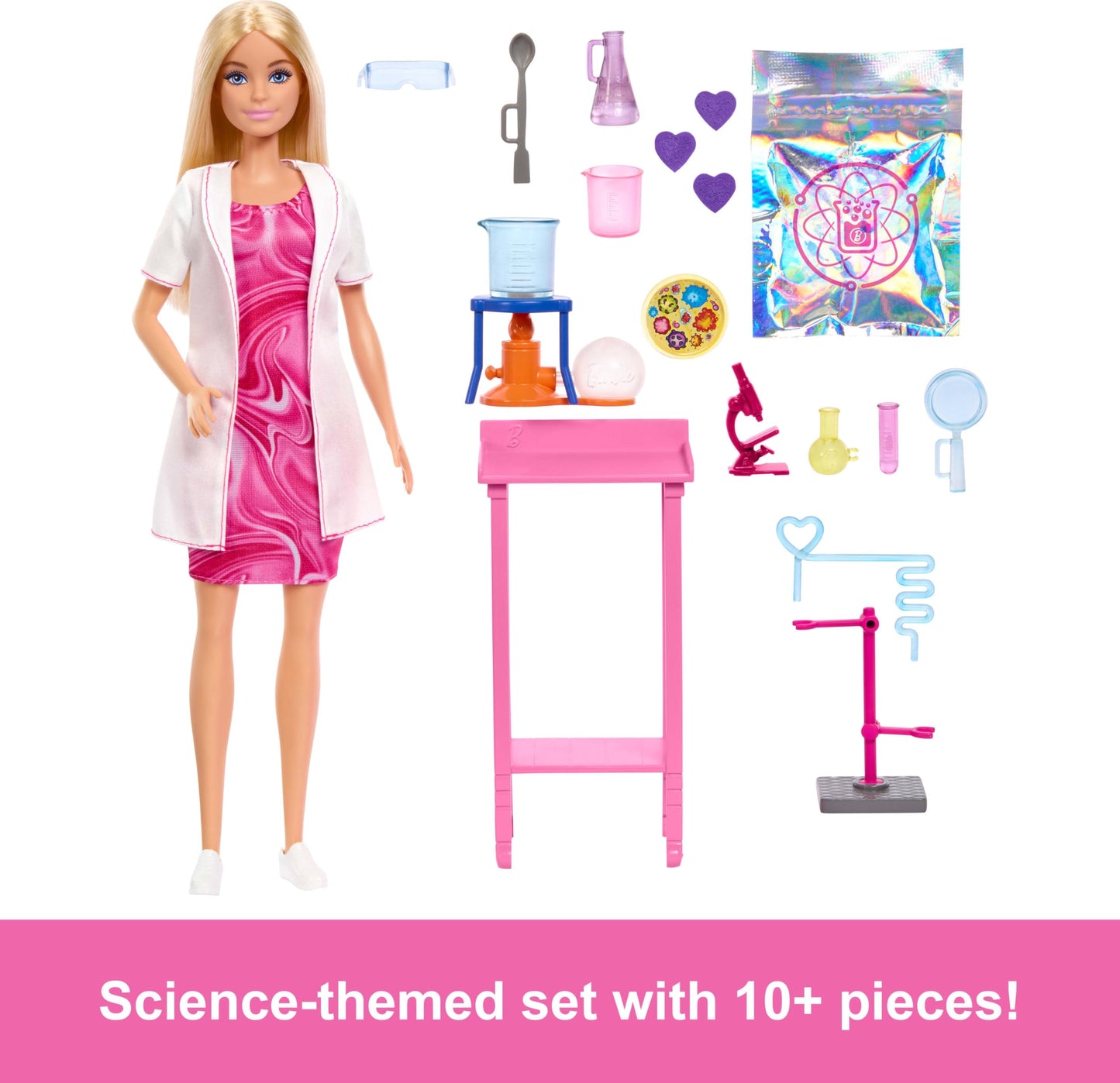 Barbie Scientist Doll with Lab Accessories Set