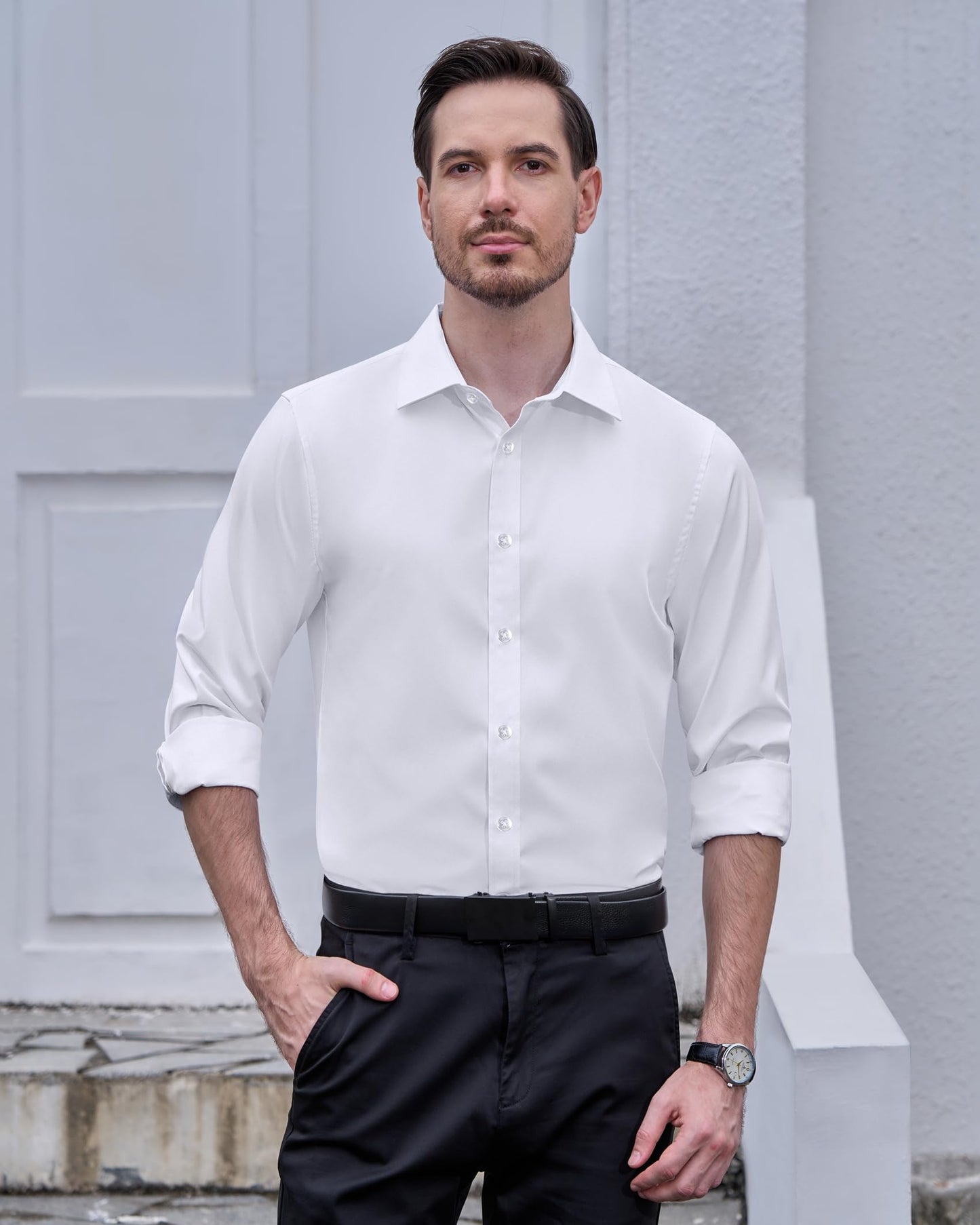 Lion Nardo Long Sleeve Slim Fit Dress Shirt