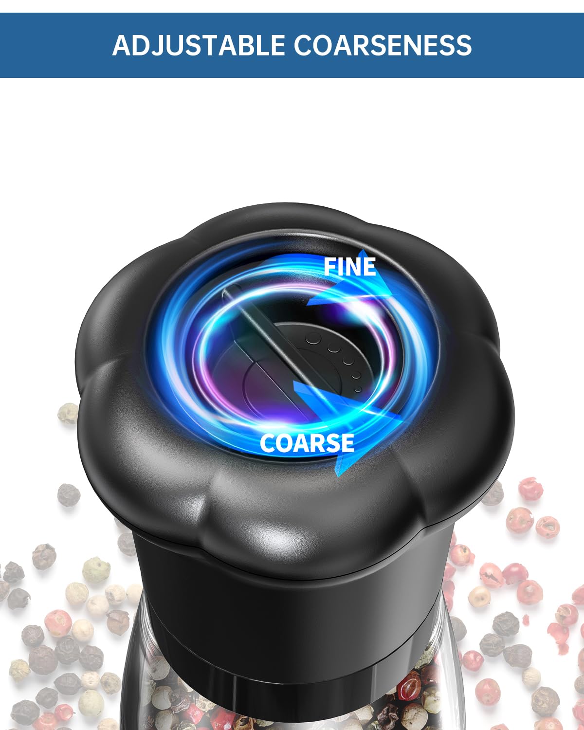 CIRCLE JOY Salt and Pepper Grinder Set
