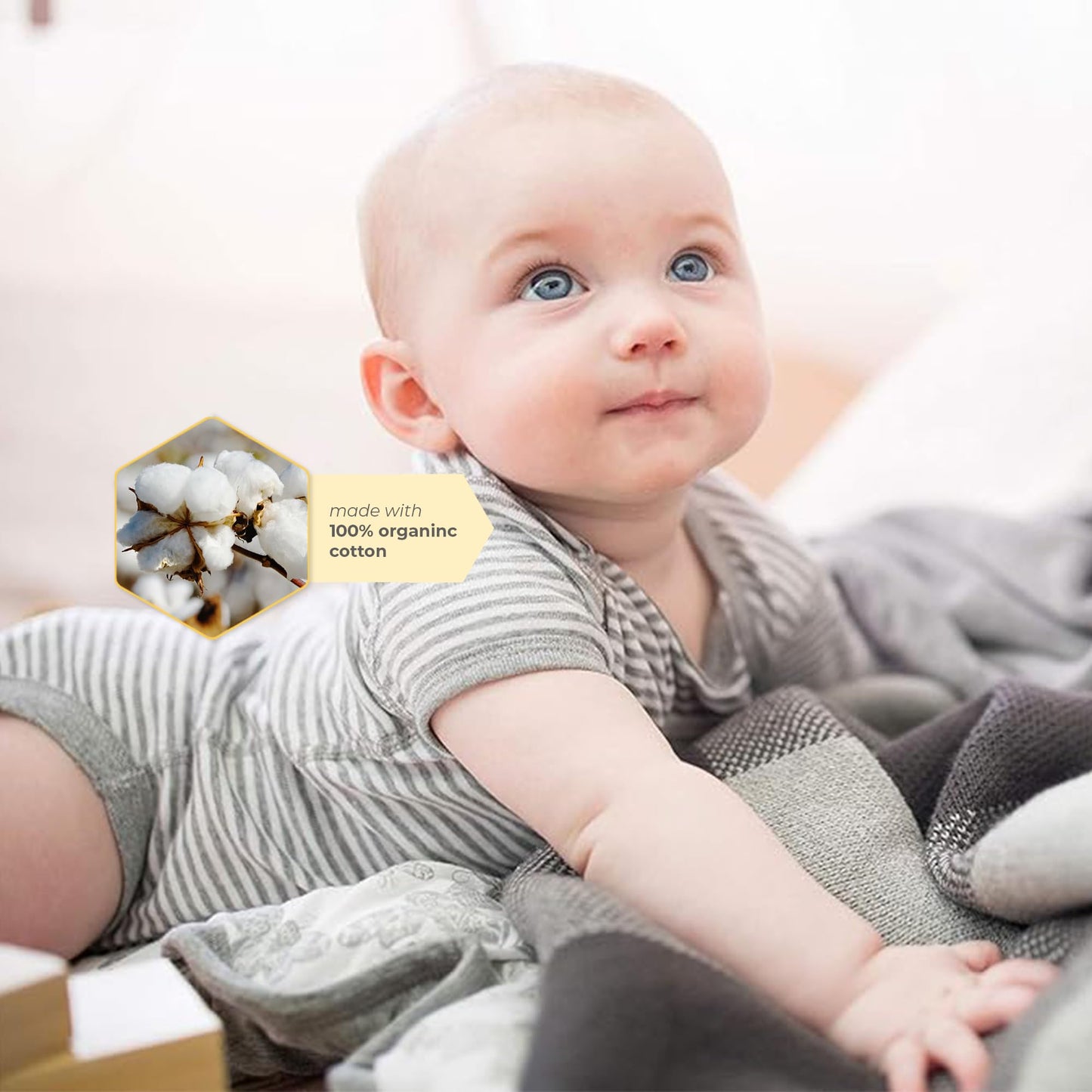 Burt's Bees Baby Organic Cotton Bodysuits 5-Pack