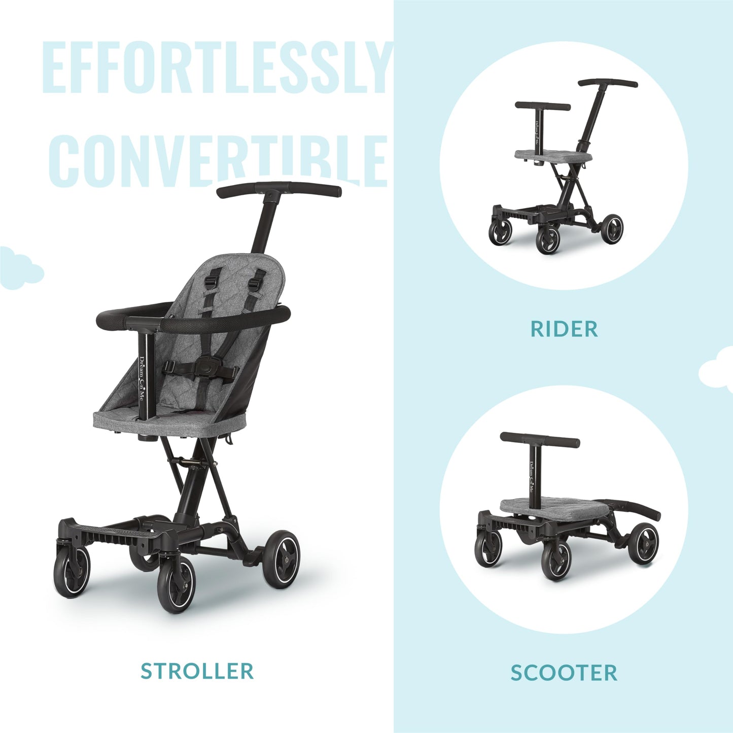 Dream On Me Lightweight Compact Coast Rider Stroller