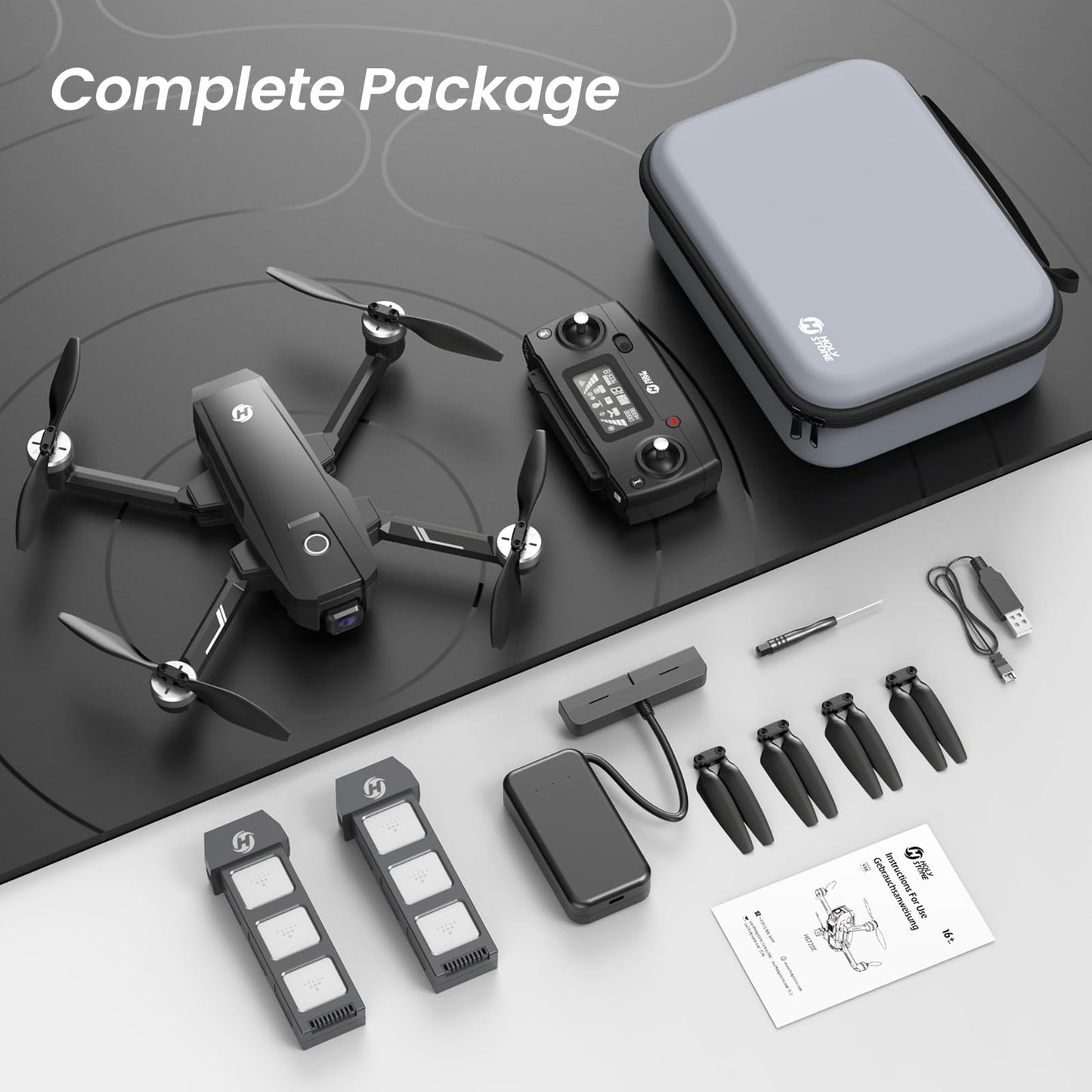 Holy Stone 4K Drone with GPS and Follow Me