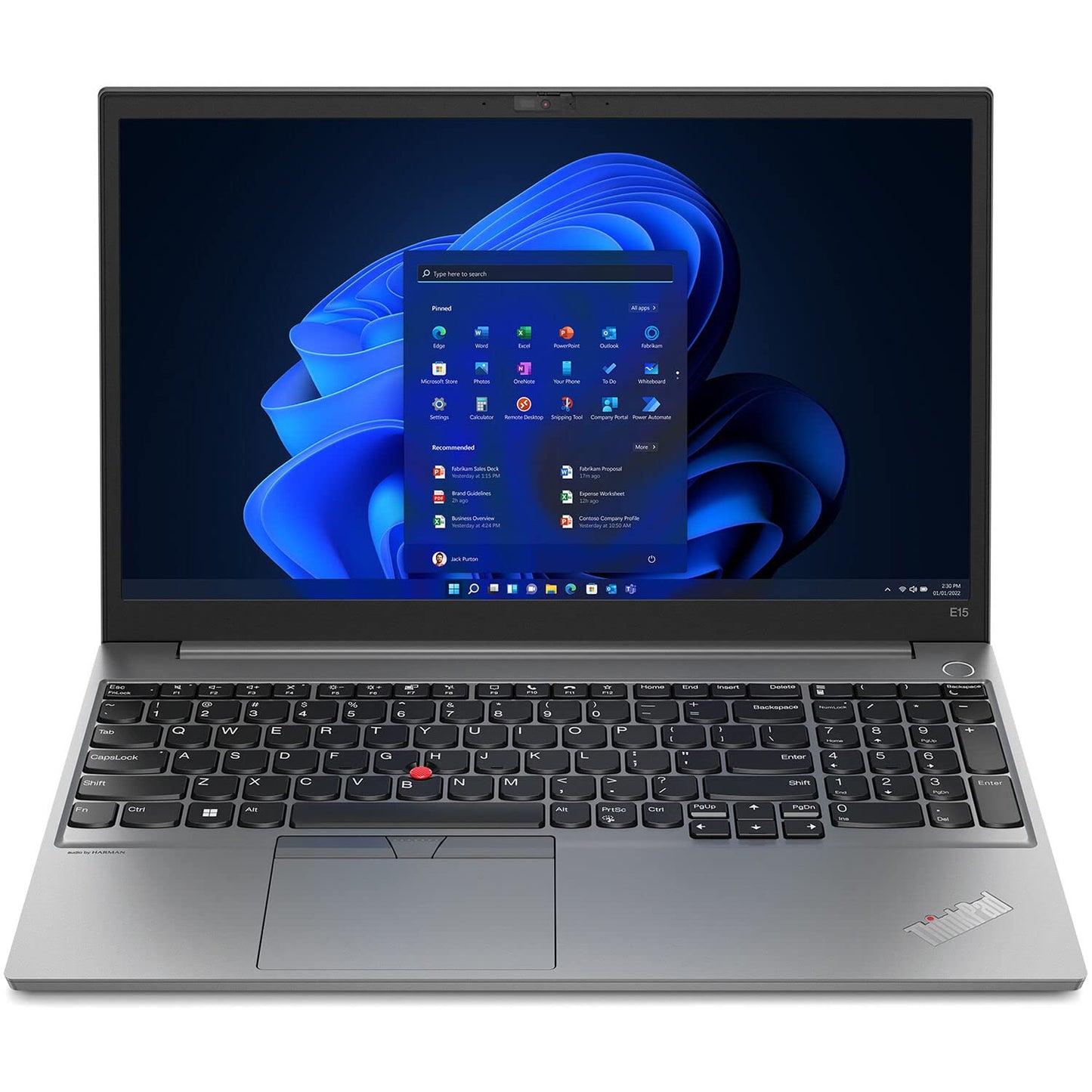 Lenovo ThinkPad E15 Gen 4 15.6" FHD IPS Business Laptop (Intel i7-1255U, 16GB RAM, 512GB SSD, WiFi 6E, Bluetooth 5.3, Thunderbolt 4, Webcam, RJ-45, Win 11 Pro) w/DKZ Hub USB Port Expander